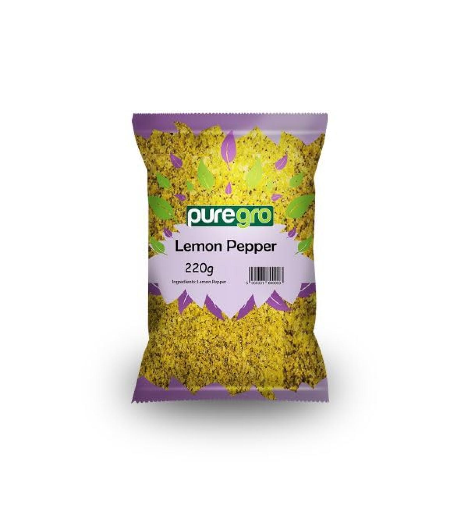 Puregro Lemon Pepper Seasoning - (7.7 oz) 220g