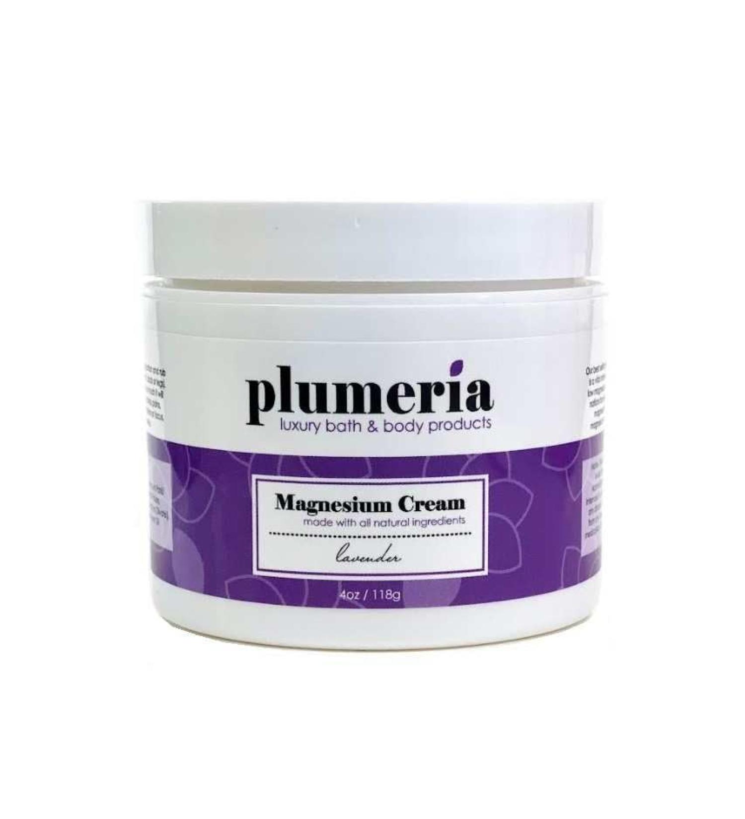 Plumeria Luxury Bath & Body - Dreamy Time Magnesium Cream with Lavender | Premium International Shipping - Buy Online on GoSupps.com