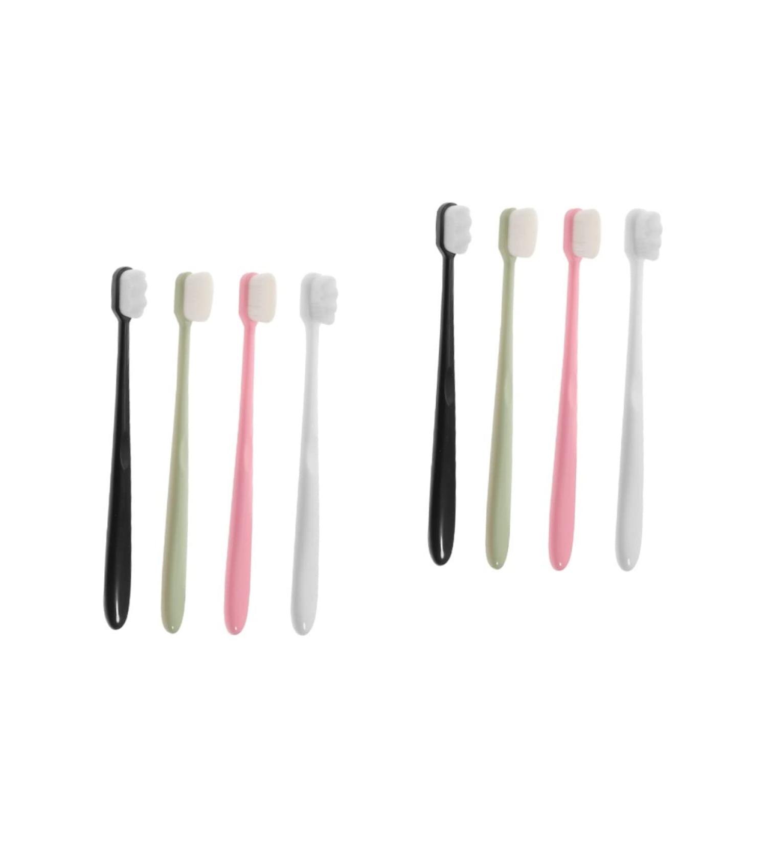 Frcolor 8 Pcs Soft Travel Toothbrush Set | Ideal Gift for Travelers & Kids | Durable & Compact Design - Buy Online on GoSupps.com