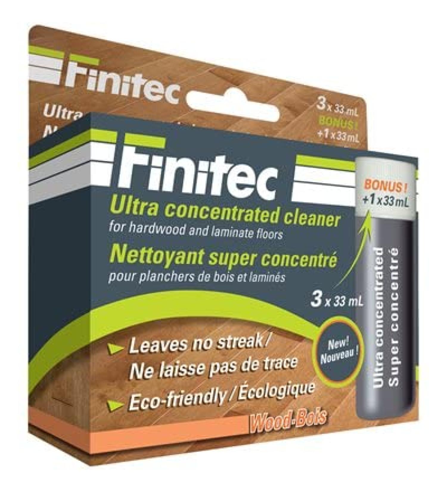 Finitec Concentrated Cleaner For Wood & Laminate & Vinyl Floors - 4 X 33 ml 4.0 millilitre 1
