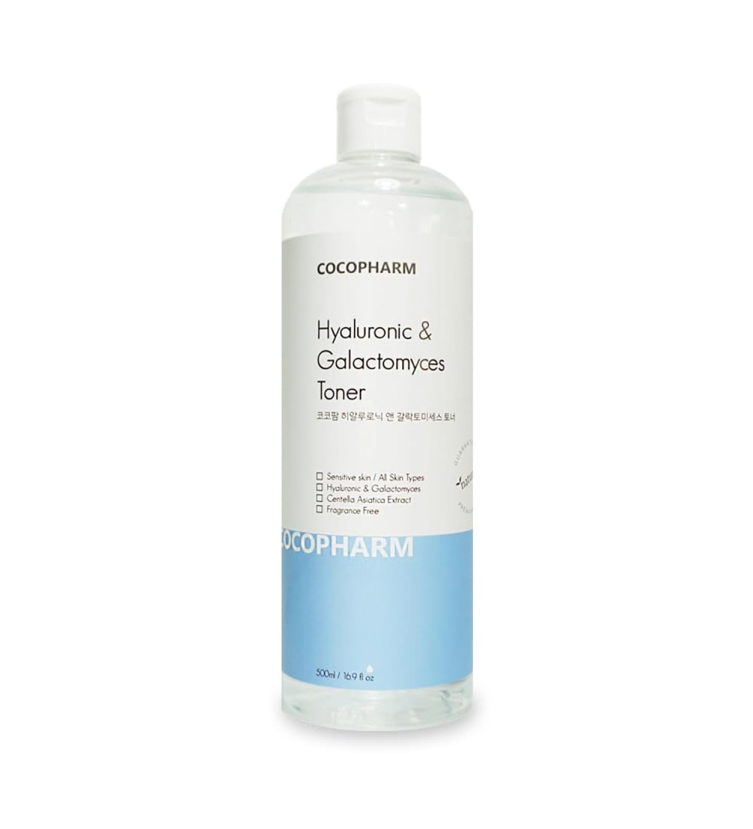 Shop Hyaluronic Acid & Galactomyces Toner | K-Beauty Facial Toner with Collagen & Centella Asiatica - 16.9 fl oz (500ml) - International Shipping - Buy Online on GoSupps.com