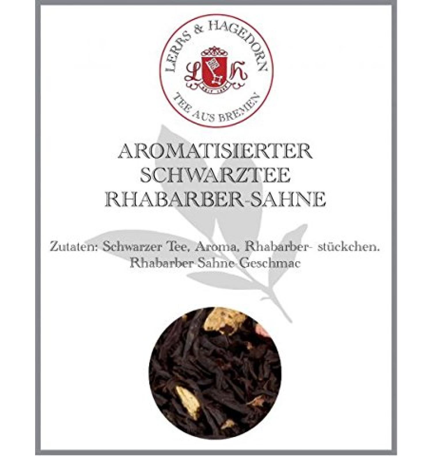 Lerbs & Hagedorn HABARBER-SAHNE black tea 2 kg - Buy Online on GoSupps.com