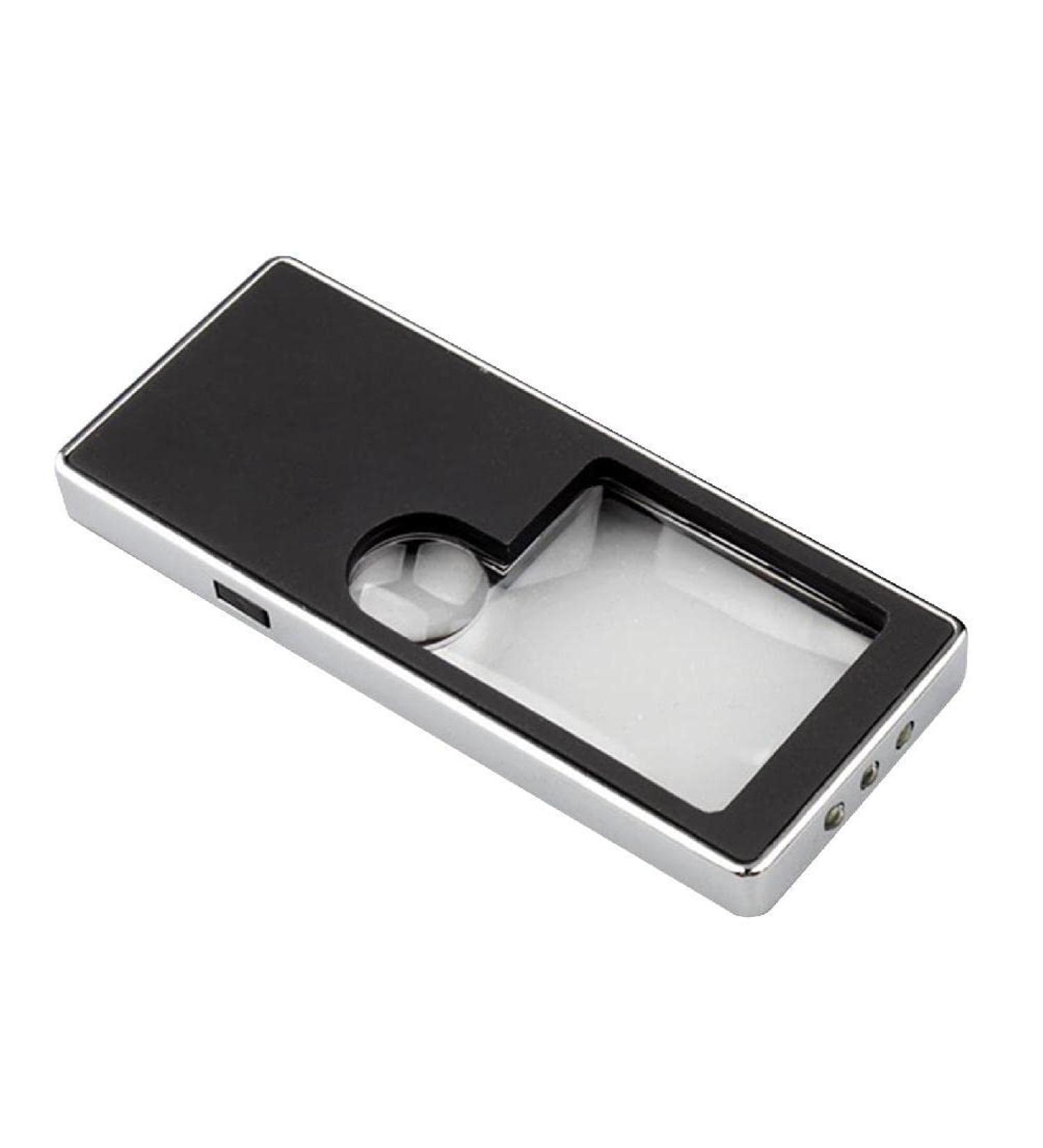 Handheld-Illuminated Magnifier 10X 3X Portable 4 Lamp Black Magnifying-Glass with Light Jewelry Watch Loupe-Reading Magnifier with Light Headband for Reading Senior wear Glasses- Stand for Eye for - Buy Online on GoSupps.com