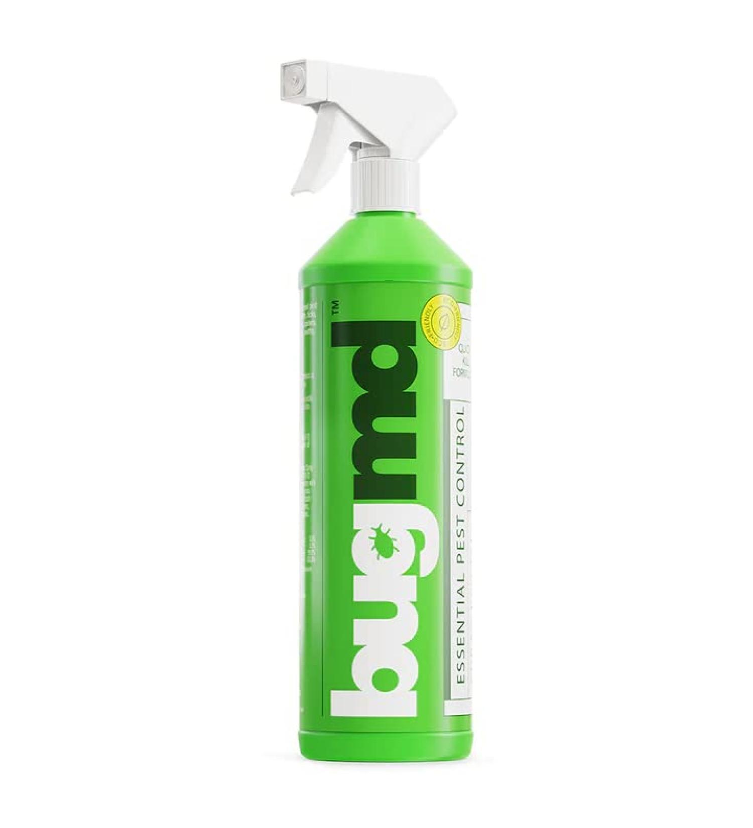 BugMD Refillable Spray Bottle 32 oz - Use with BugMD Pest Control Essential Oil Concentrate - 3 Spray Modes-Lock - Pest Repellent Mist for Home - Durable BPA-Free 32 Fl Oz (Pack sold separately) - Buy Online on GoSupps.com