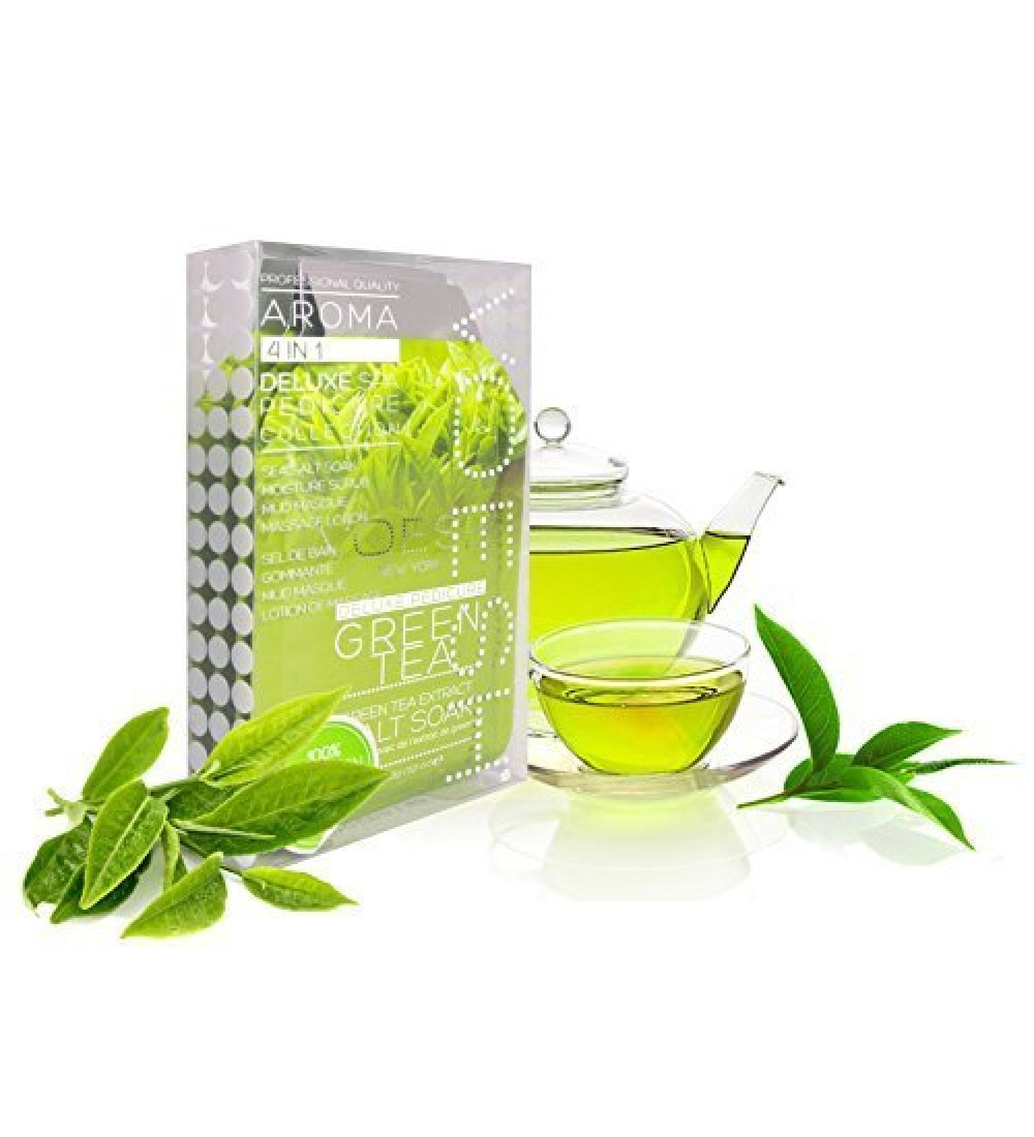 Voesh Pedi In A Box (4 in 1) Green Tea by Voesh