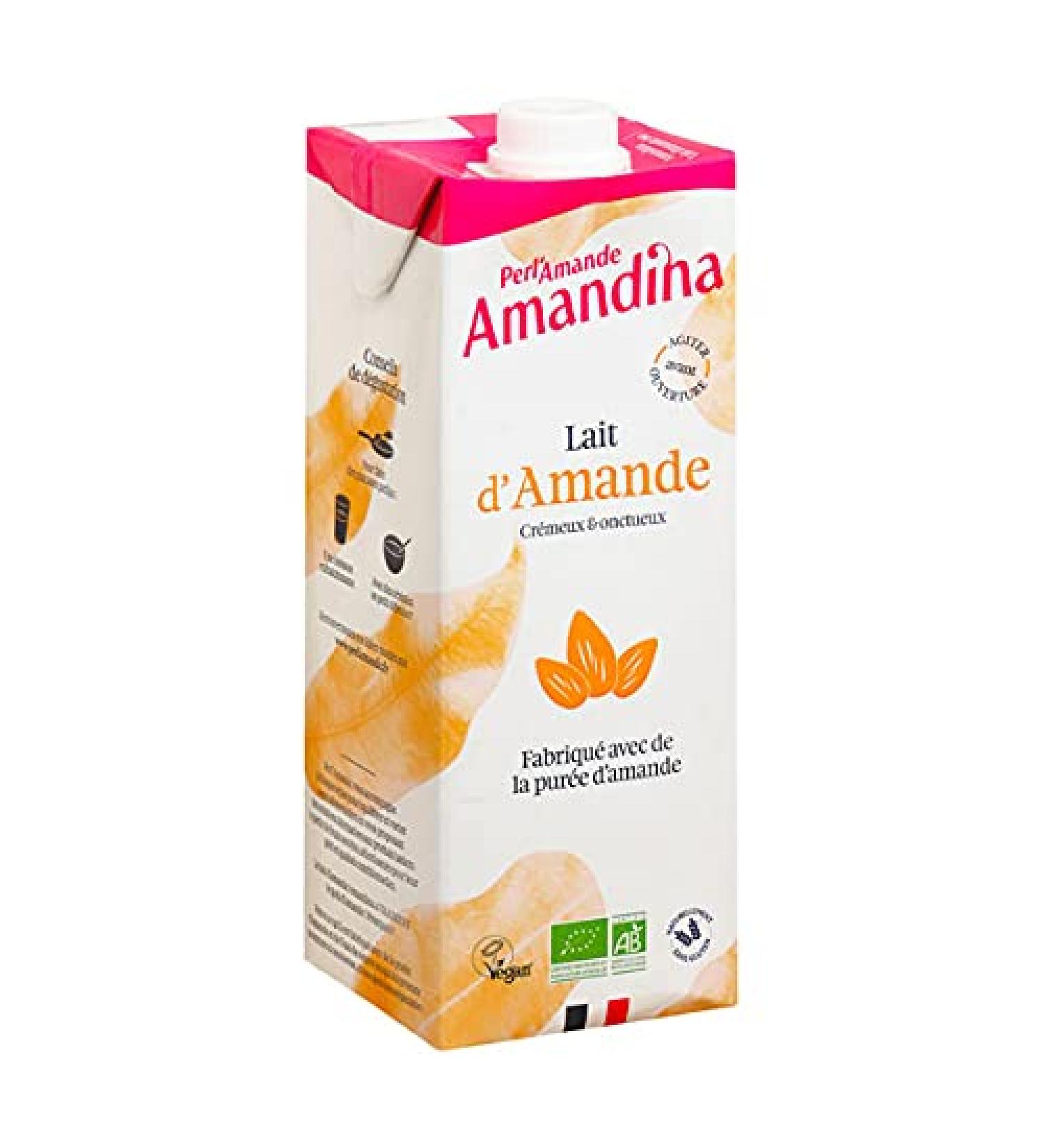 Perlamande Set of 3 Amandina Almond Milk 1L Sold by Unit - Buy Online on GoSupps.com