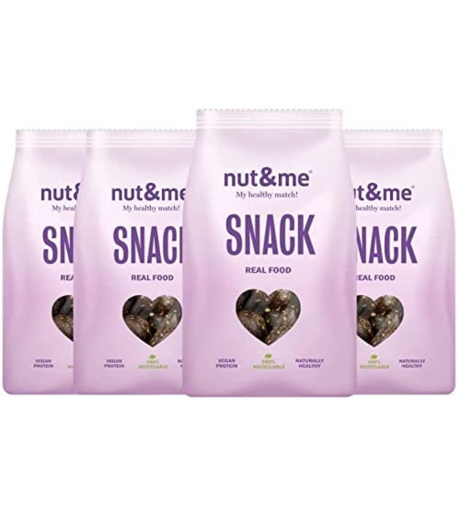 Energy balls cocoa and hazelnut1 kg nut&me | No added sugar | Gluten free | Suitable for vegan diets | GMO free | Source of energy | Pack 4 x 250 g - Buy Online on GoSupps.com