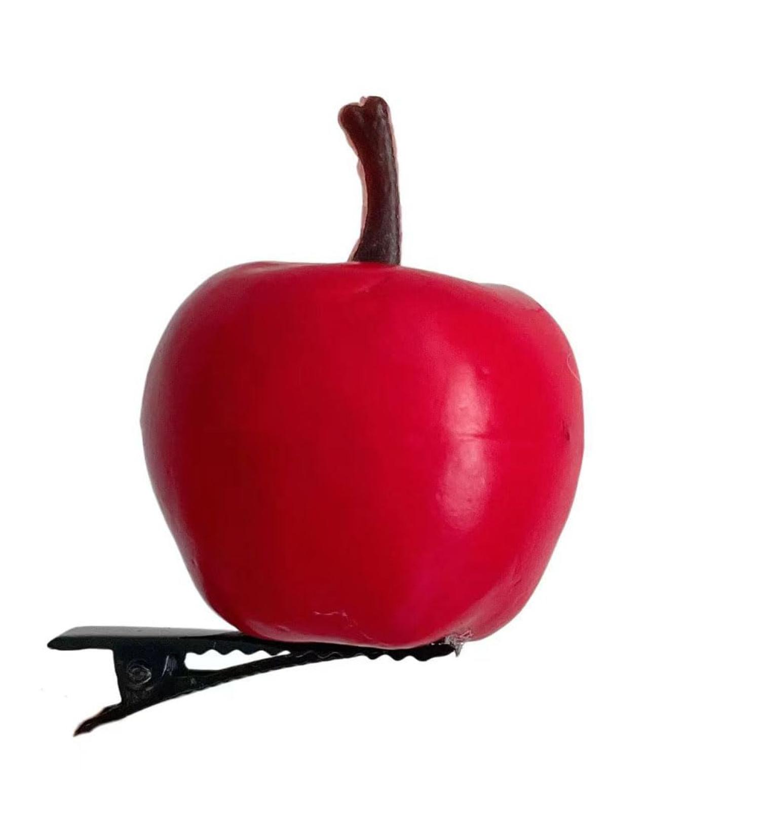 gaobaozhu Cute Red Apple Hair Clips Funny Fruit Hairpin Girl Hair Barrettes Cartoon Side Clip Bangs Hairpins Simulated Fruit Hair Accessories for Ladies Girls Gift - Buy Online on GoSupps.com