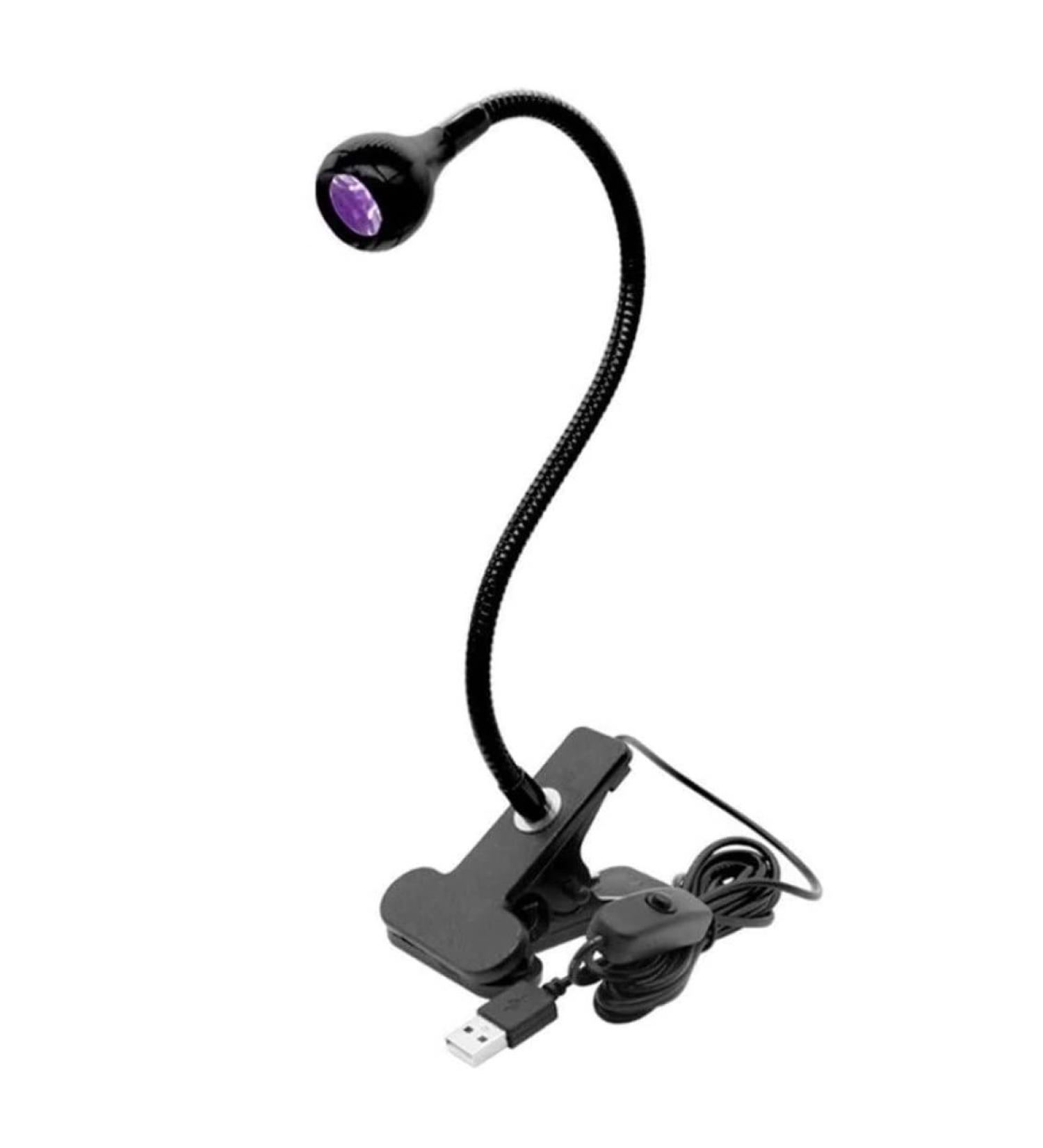 UV Glue Curing Light 3W LED Black Light USB Powered Mobile PCB Repair Tool with Clamp Nail Lamp - Buy Online on GoSupps.com