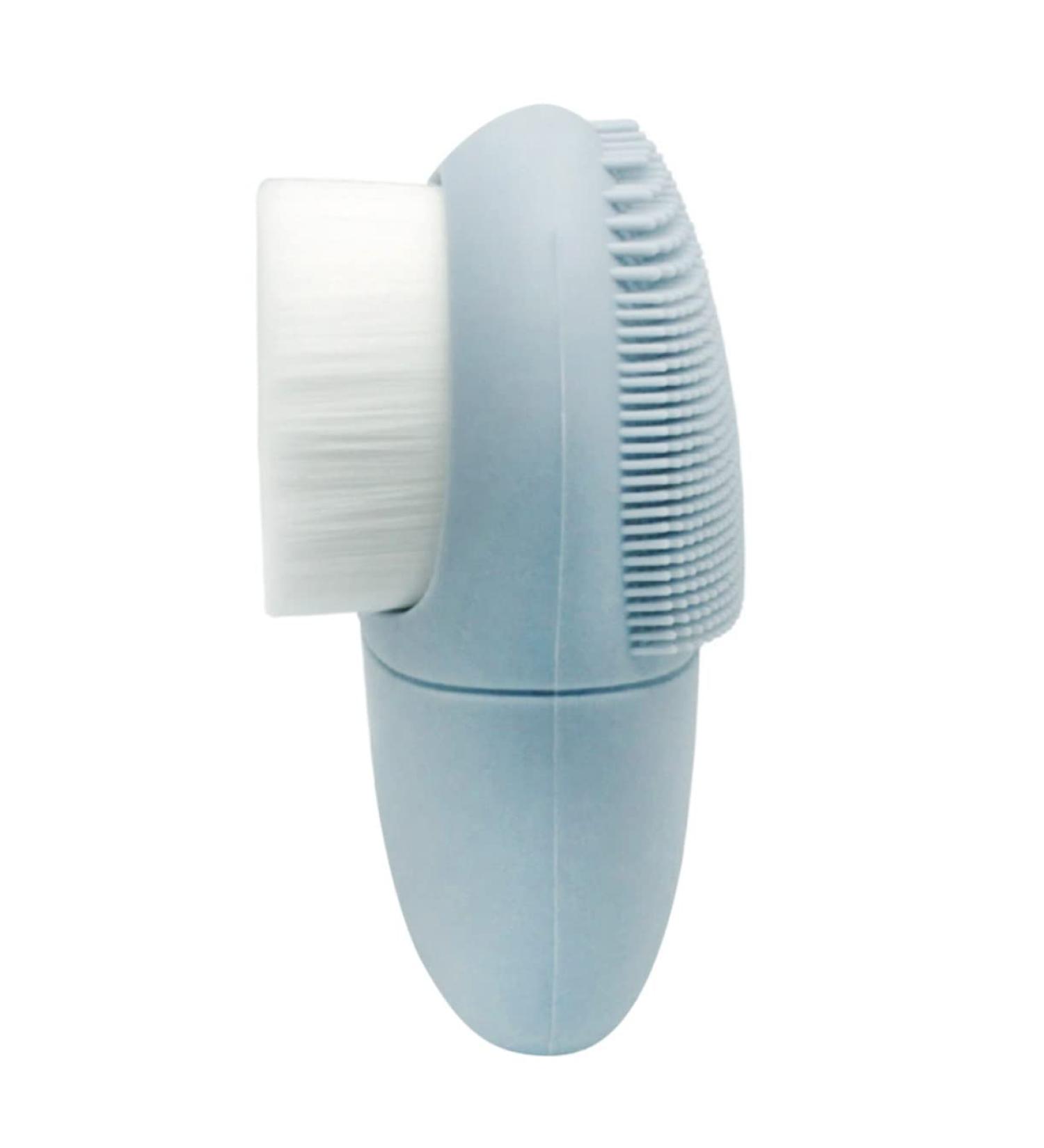 Angoily 1pc Silicone Face Cleansing Brush Face Cleaning Brush Handheld Mat Scrubber Manual Cleansing Brush Double-Sided Face Brush Face Scrub Brush Facial Cleanser Double Head - Buy Online on GoSupps.com