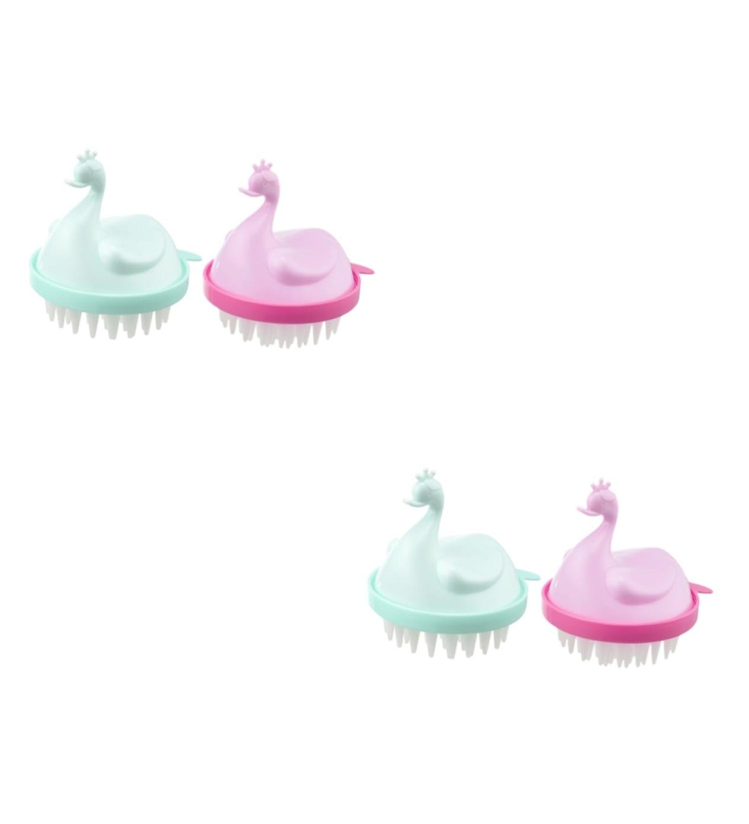 Frcolor 4-Piece Scalp Massage Brush Set | Best Shampoo Comb for Curly Hair & Relaxation | International Shipping - Buy Online on GoSupps.com