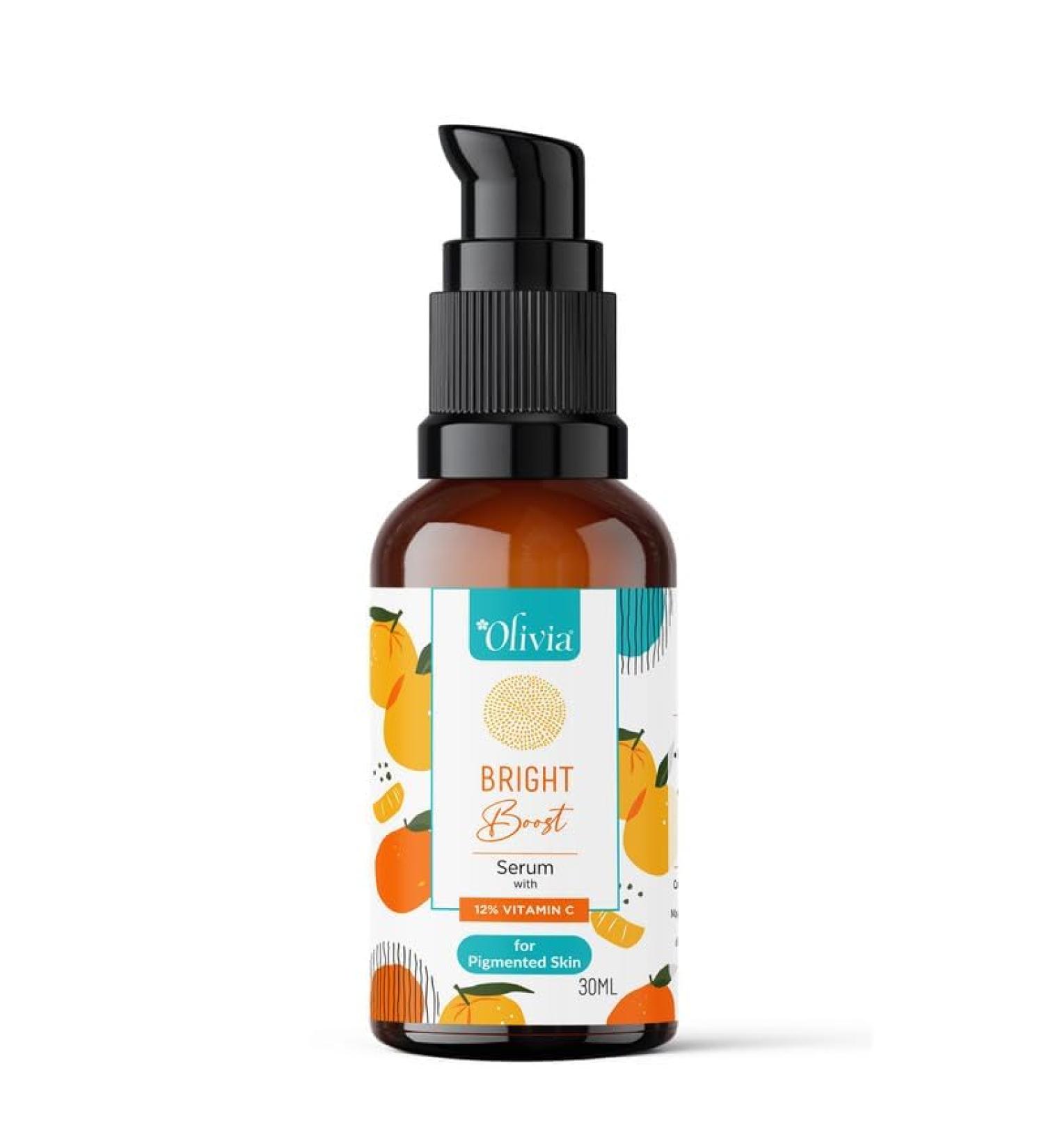 Bright Boost Serum with 12% Vitamin C - 30ml - Buy Online on GoSupps.com
