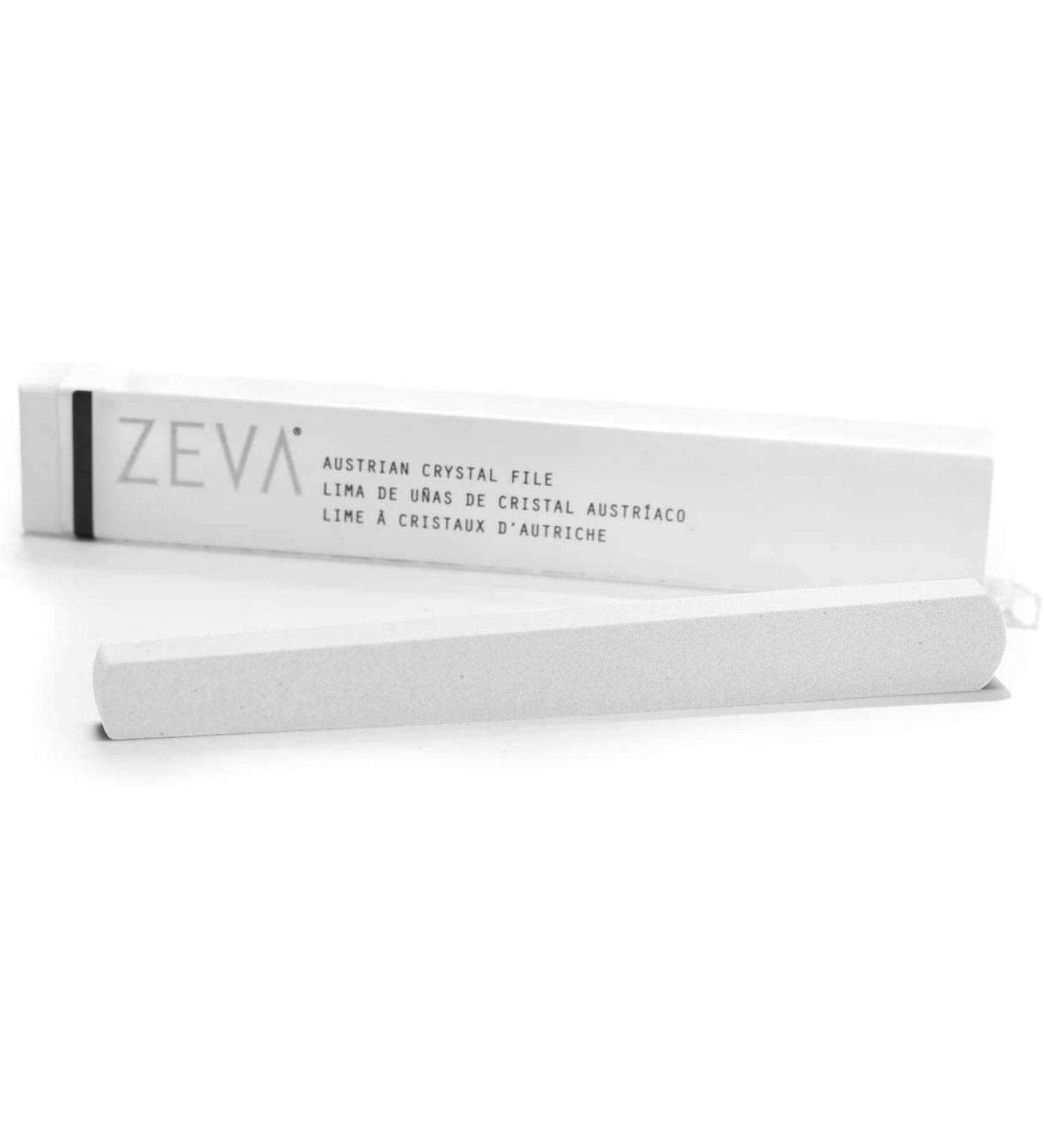 ZEVA Austrian Crystal Nail File - Professional Nail Tool - All-Natural Highly Durable Polishing Instrument Helps Eliminate Cracking Splitting and Peeling Nails Excess Cuticle Remover