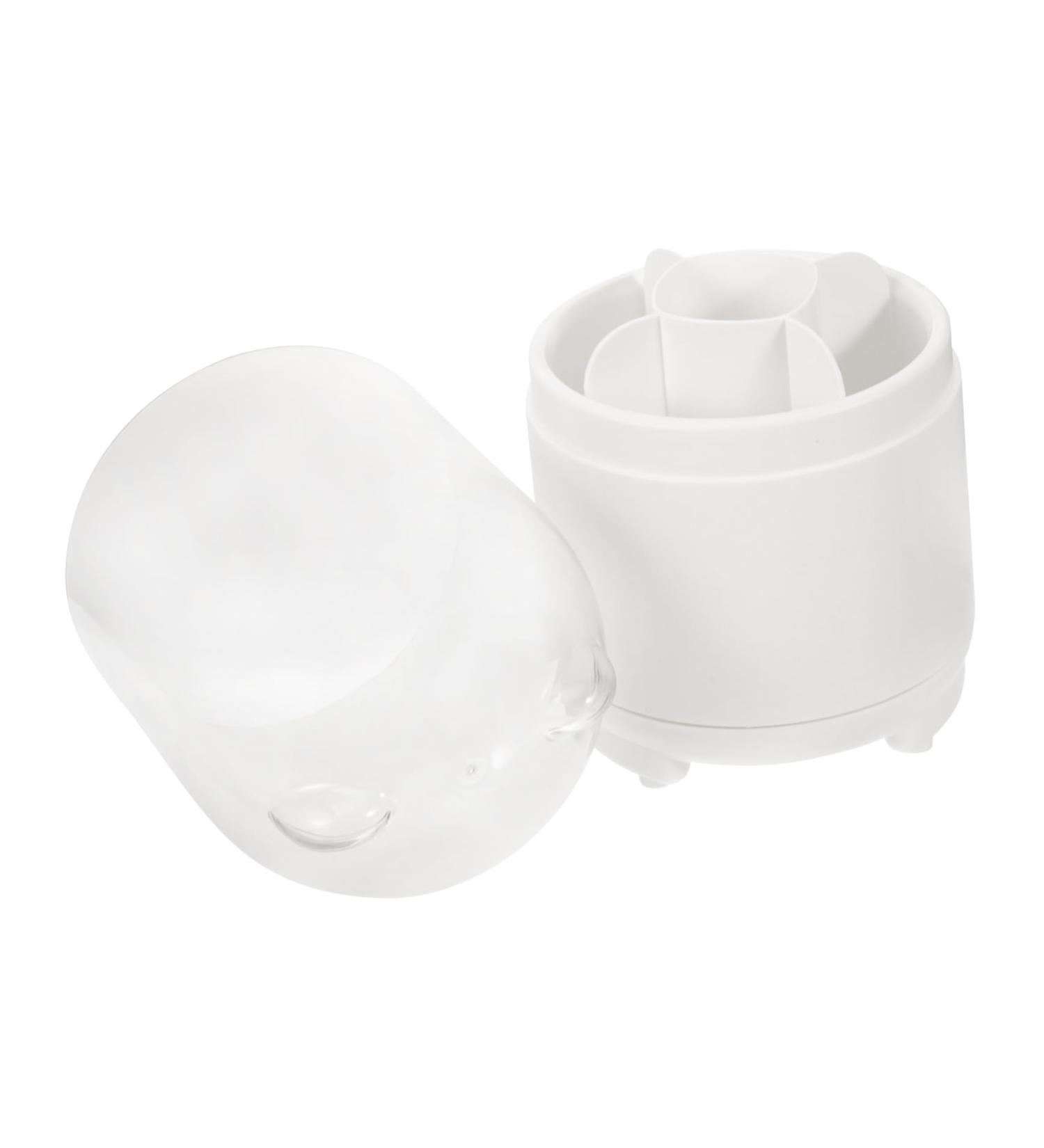 Tofficu Pencil Holder Clear Acrylic Makeup Organizer Pen Holder Eyebrow Pencil Hairbrush To Rotate - Buy Online on GoSupps.com