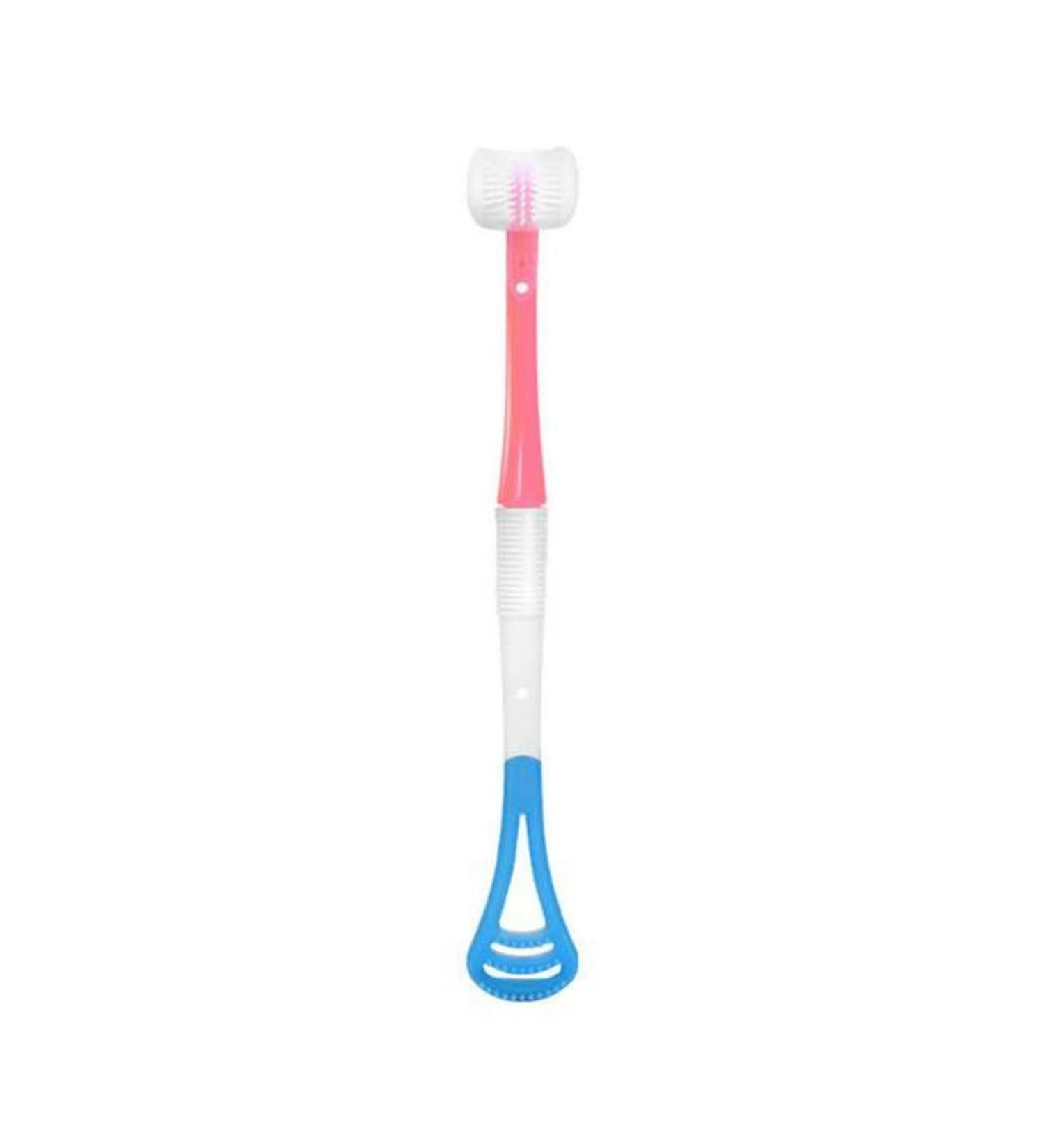 WILsem Tongue Scraper | Soft Silicone Tongue Brush for Deep Cleaning | Oral Care Tool in Blue - Buy Online on GoSupps.com