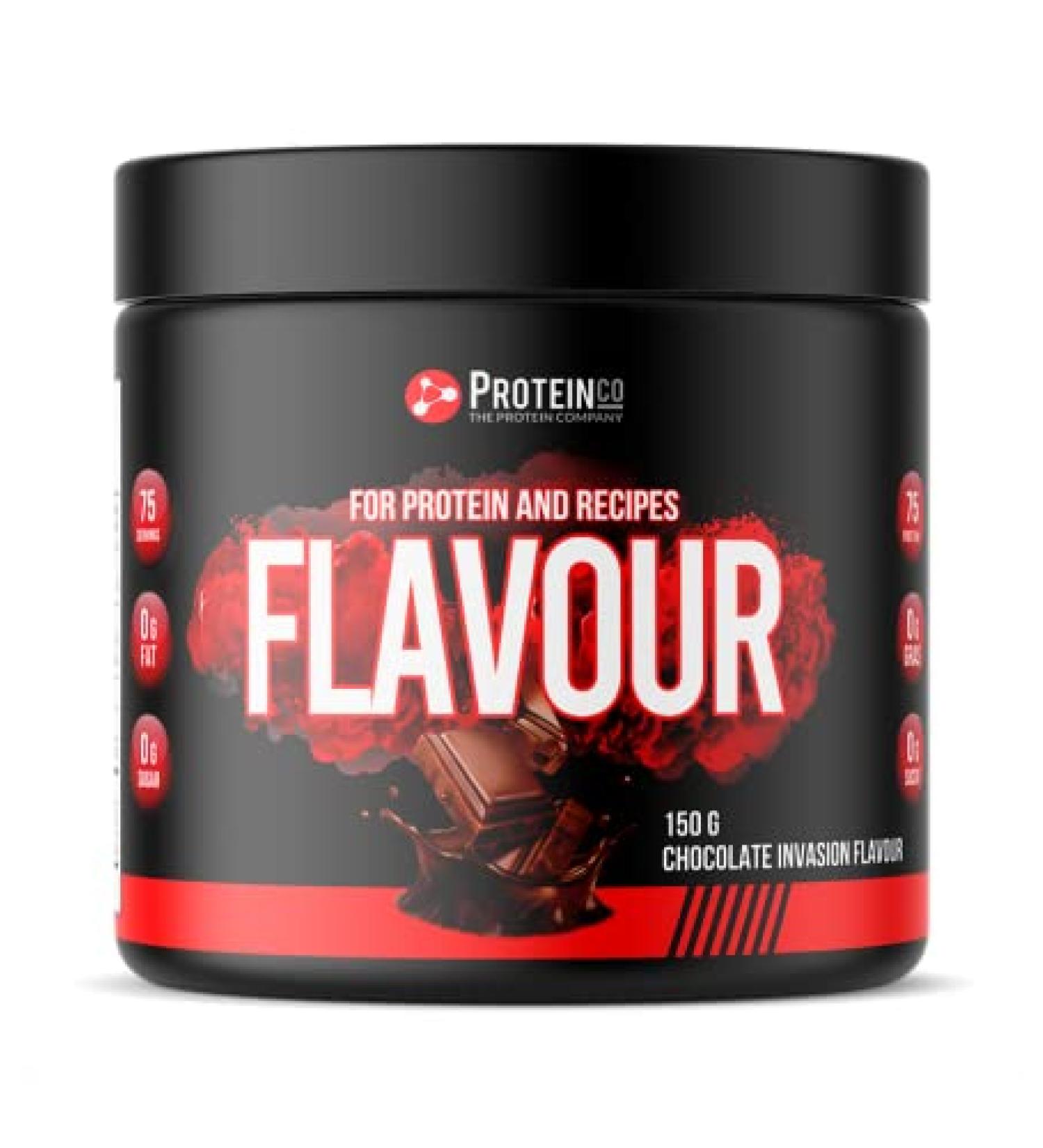 ProteinCo | Flavour Pack | Sugar Free | Protein & Recipes | (Chocolate Invasion)