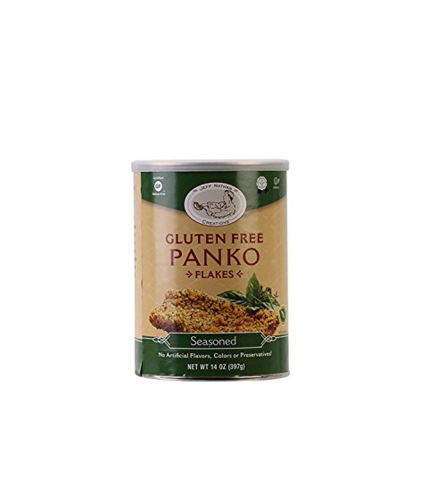 Jeff Nathan Creations Gourmet Gluten Free Panko, 14 oz - Chef's Seasoned Crispy Coating - Buy Online on GoSupps.com
