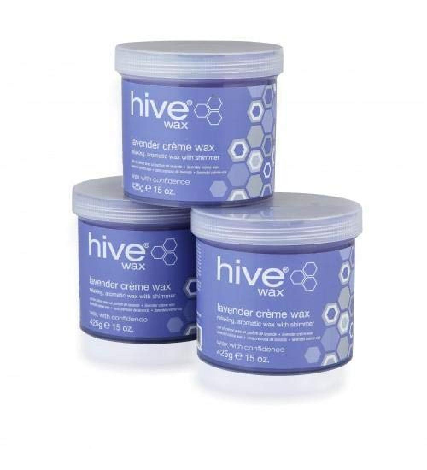 Bee basket 3PCs depilatory lavender shimmer cream wax for face body leg bikini wax hair removal 425g every special off Pack code: opt5732