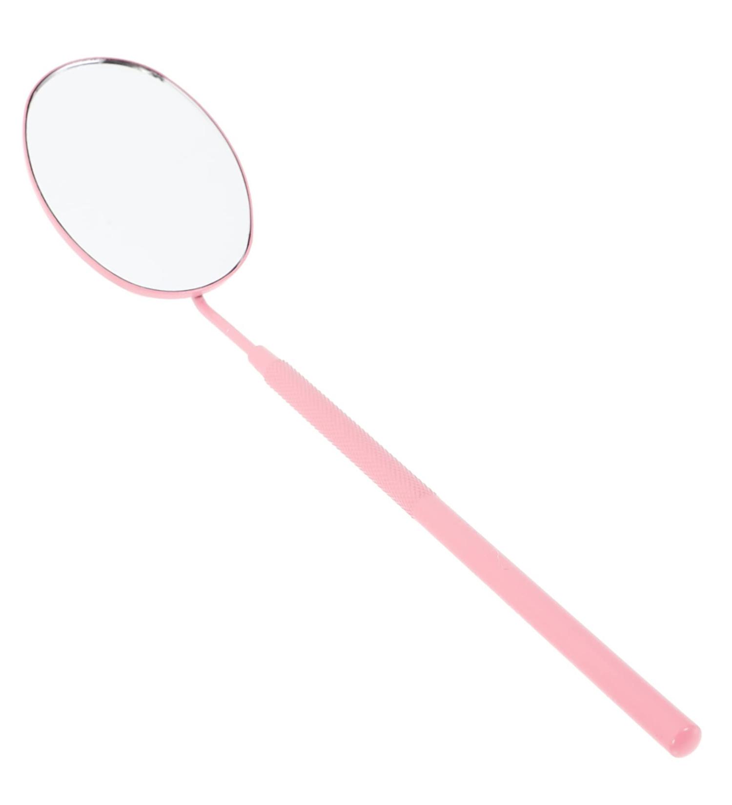 DRESSOOS Grafting Eyelash Mirror Clear Inspection Lens Lash Extensions Eyelash Inspection Mirror Lash Extension Accessories Stainless Steel Lash Mirrors Compact Supplies Adhesive Tape Glass 19x4cm - Buy Online on GoSupps.com