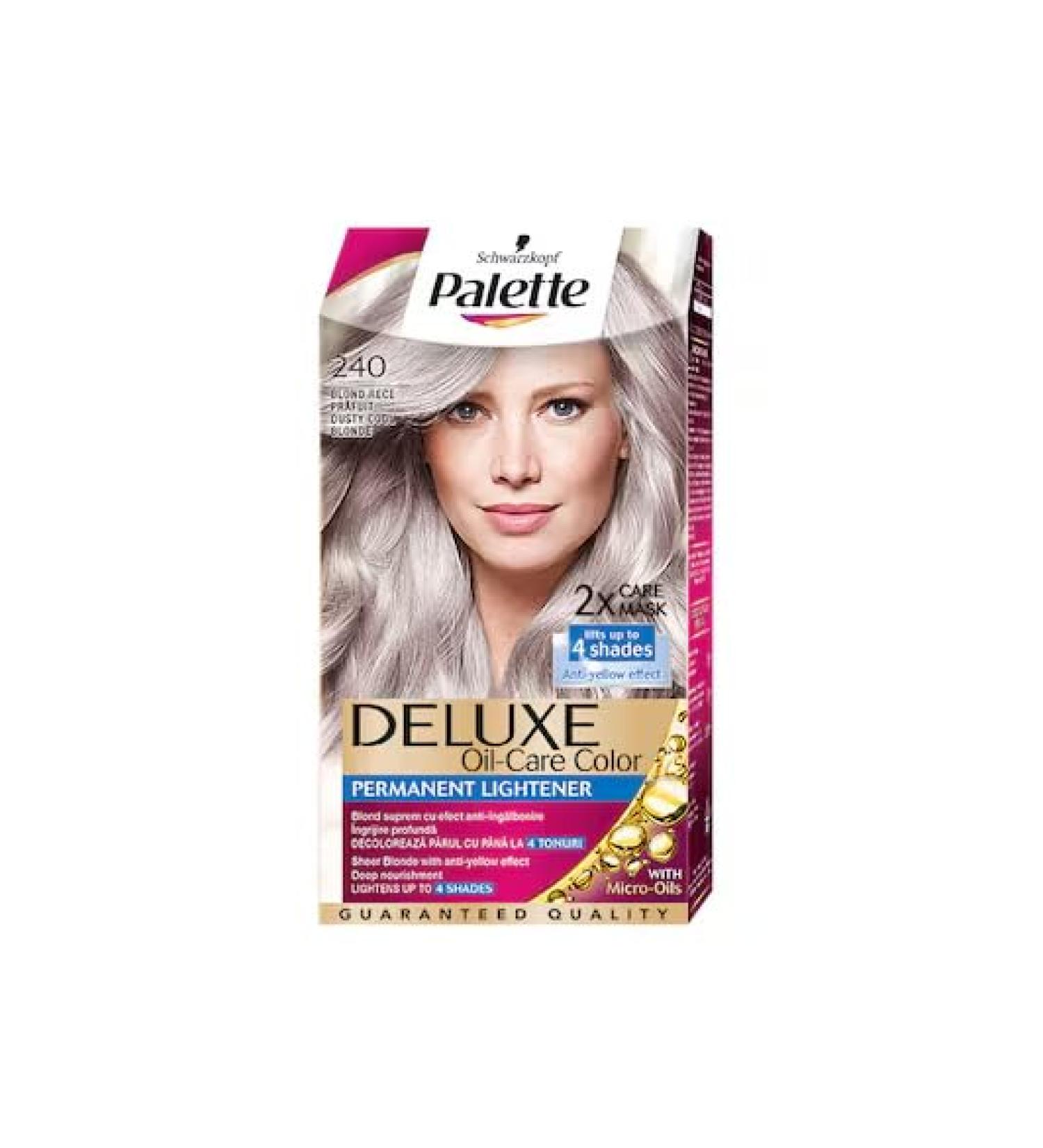Schwarzkopf PALETTE_Deluxe OilCare color for w os permanently draining the 240 Ch d Blonc - Buy Online on GoSupps.com