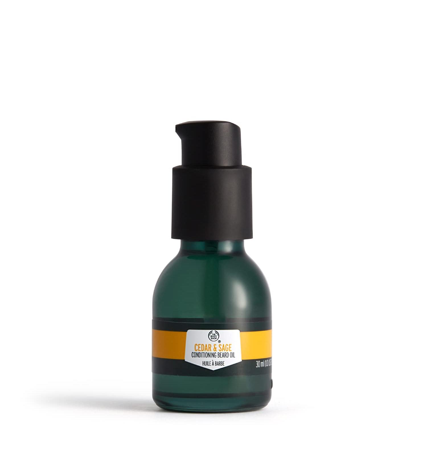 The Body Shop Cedar & Sage Beard Oil - Nourishing Conditioning Formula - Buy Online on GoSupps.com