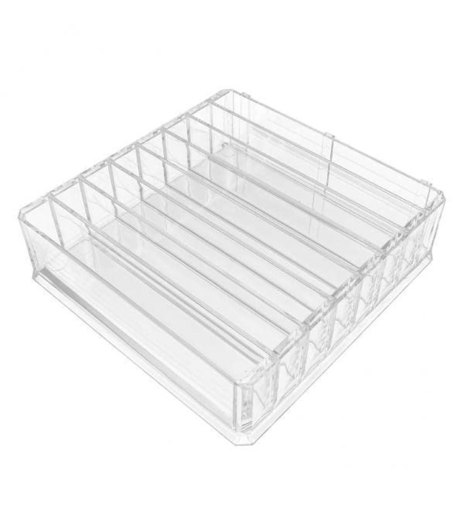 Jojomis 2X Acrylic 8 Slots Eyeshadow Blush Compact Powder Organizer Display Stand - Buy Online on GoSupps.com