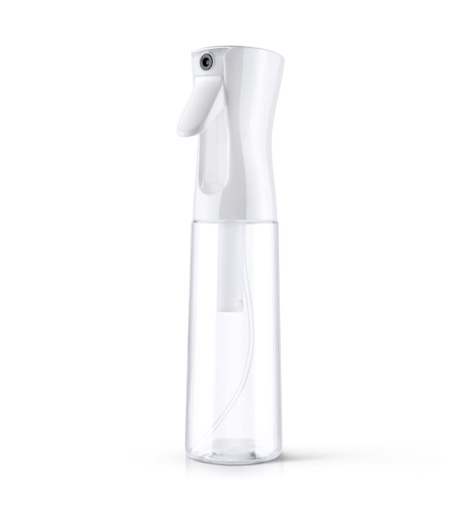 Uraqt 300ml Salon Water Spray Bottle for Hairdressers - White Transparent Hair Tool - Buy Online on GoSupps.com