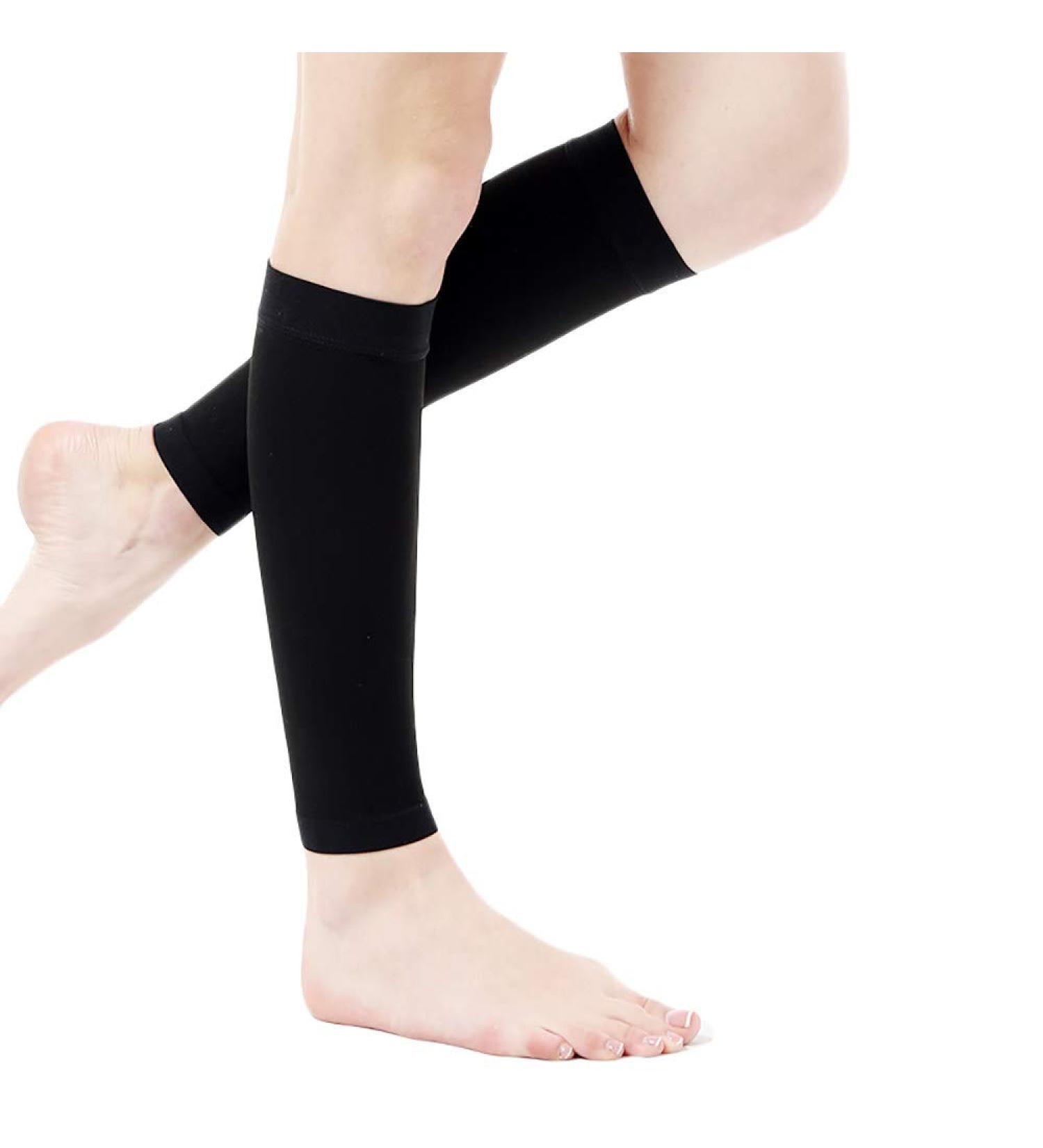 Buy Aciyd Elastic Leg Compression Stockings | Comfortable Durable Cuff for Varicose Veins & Edema Relief (23-32mmHg) - Black M - International Shipping Available - Buy Online on GoSupps.com