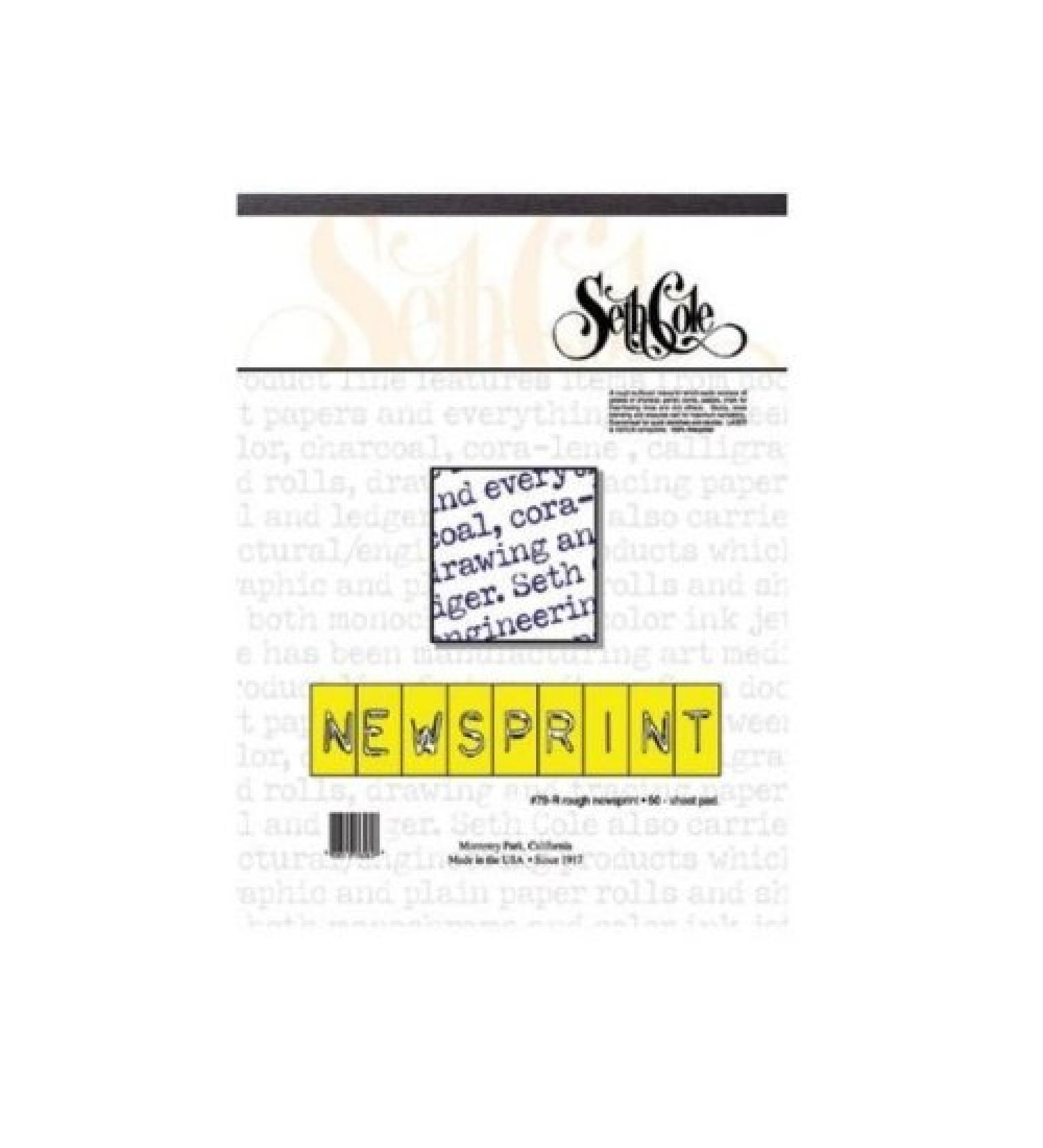 Artist Newsprint Pad 18x24 Inch 50-Sheets