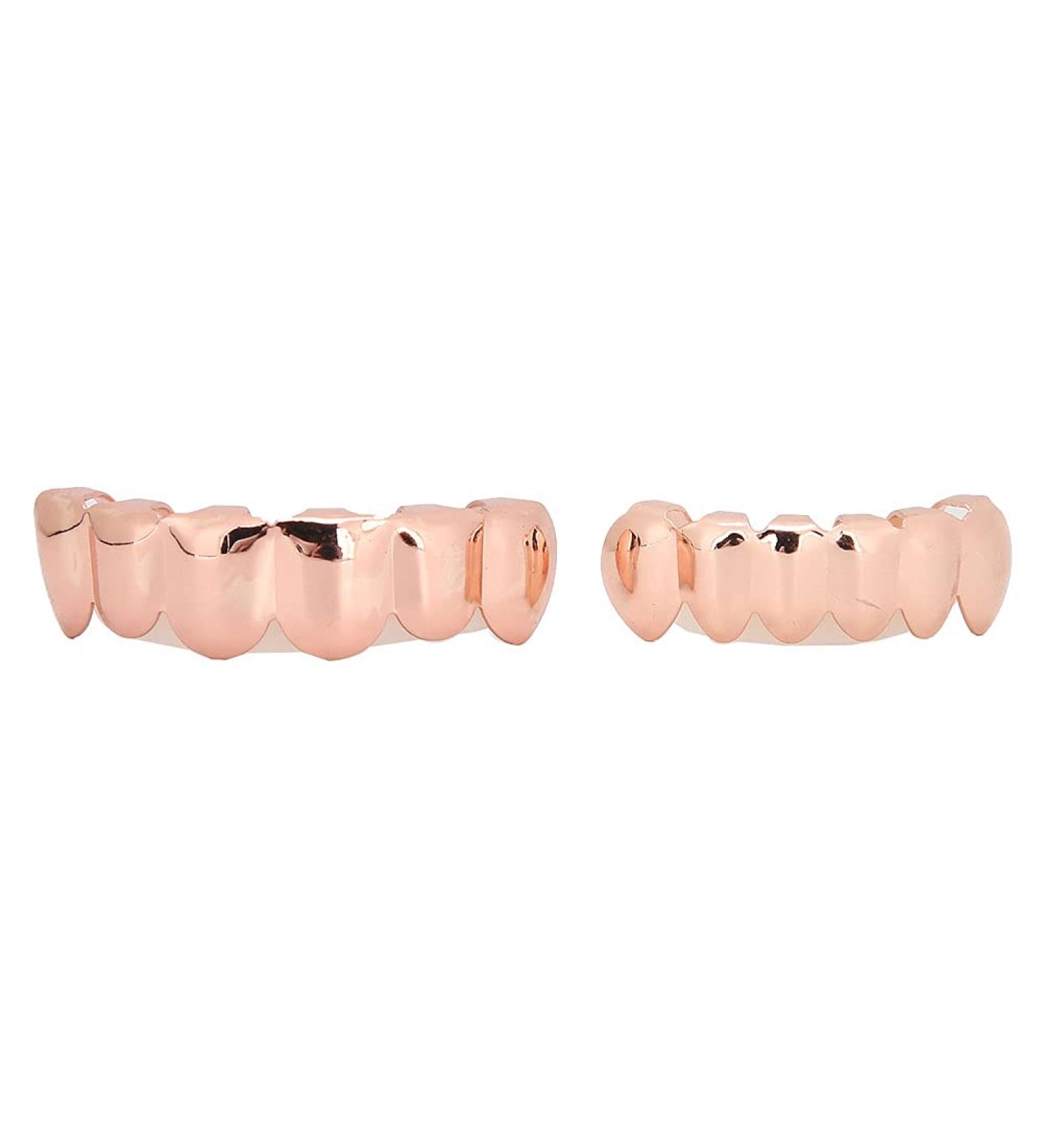 Verdant Touch Hip Hop Teeth Decoration - Brass Set for Halloween Party - Unique Decorative Teeth Accessories - Buy Online on GoSupps.com