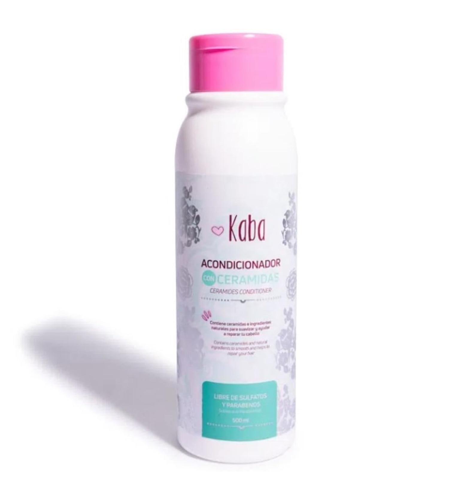 KABA Acondicionador con Ceramidas - Argan Keratina Miel & Extractos Naturales | Hidrata Repara y Reduce el Encrespamiento | 17 Onzas - Env o Internacional - Buy Online on GoSupps.com