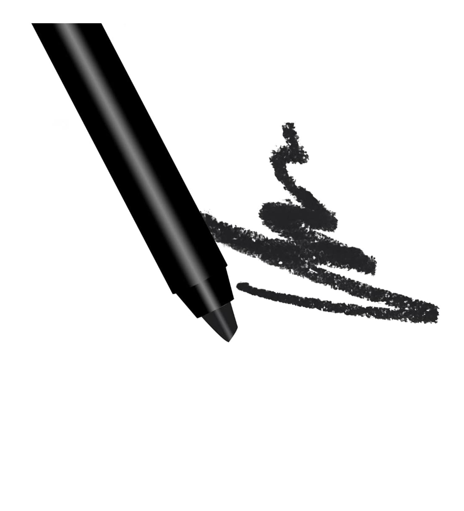 Premium Long Lasting Black Matte Lip Liner and Face Pencil | Noche Bella | Goth Liner and Full Lip Coverage | Halloween | Mime Noche Bella |Black