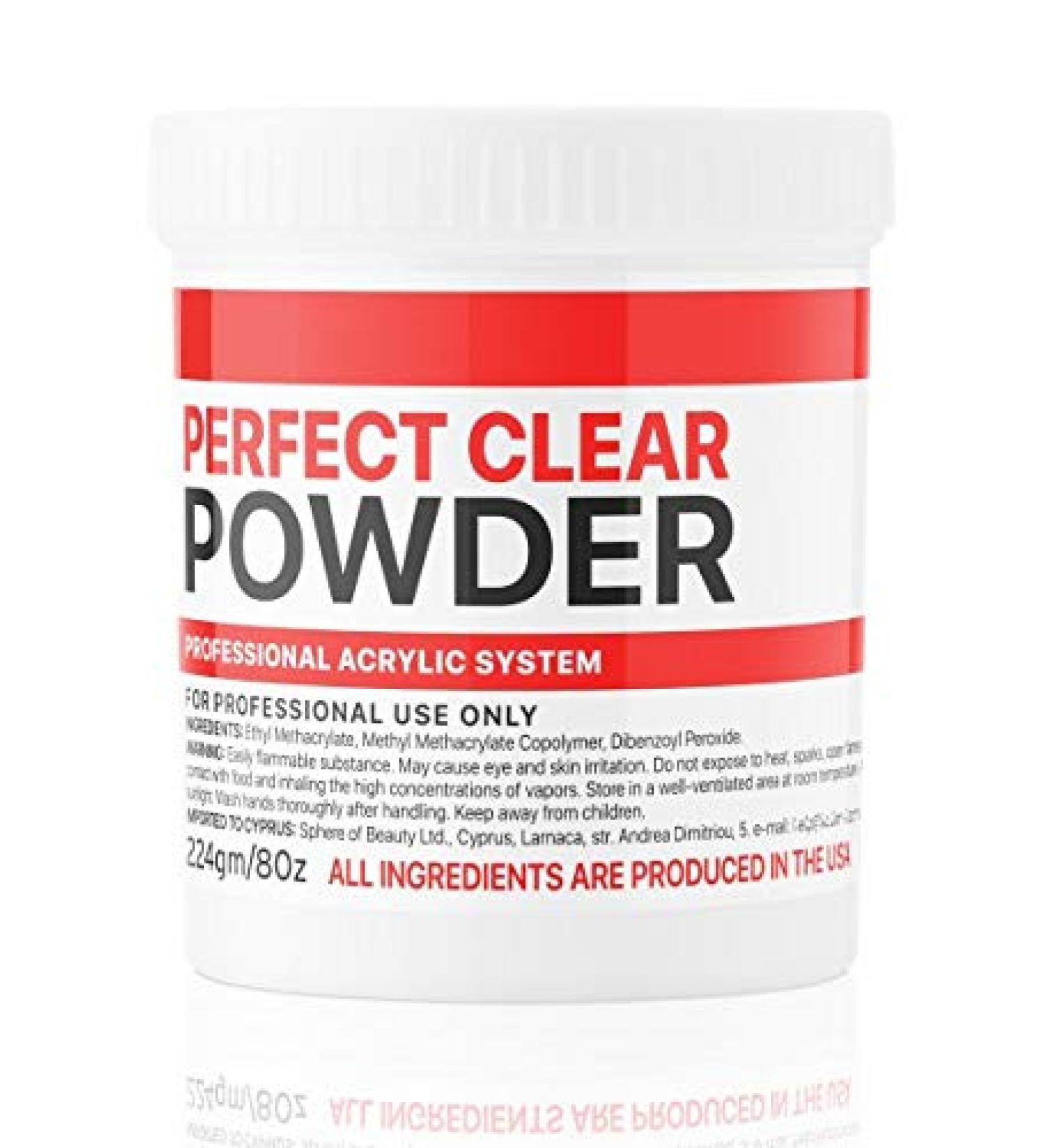 KODI Professional Basic Acrylic Powder Clear - 224 grams