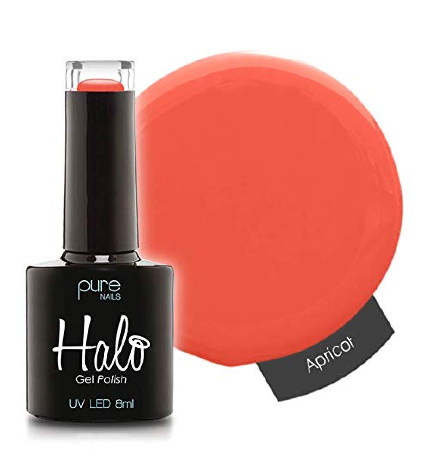Halo Gel Polish *Full Range 8ml* **CHOOSE YOUR COLOUR(S)** (Apricot N2802) Apricot N2802 8 ml (Pack of 1)
