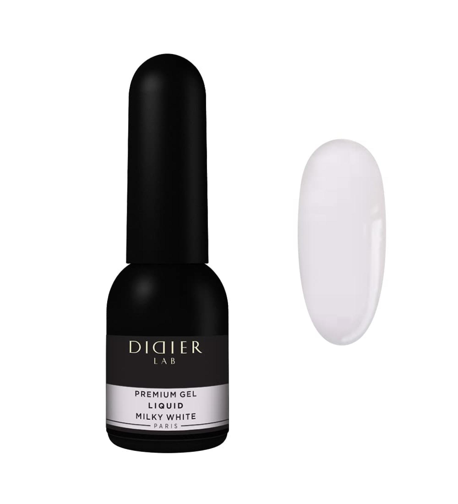 Didier Lab Premium Milky White Builder Gel 10ml - Nail Extension, Strengthener, Repair - LED UV Gel for Nail Forms - Hardener and Builder in a Bottle - Buy Online on GoSupps.com