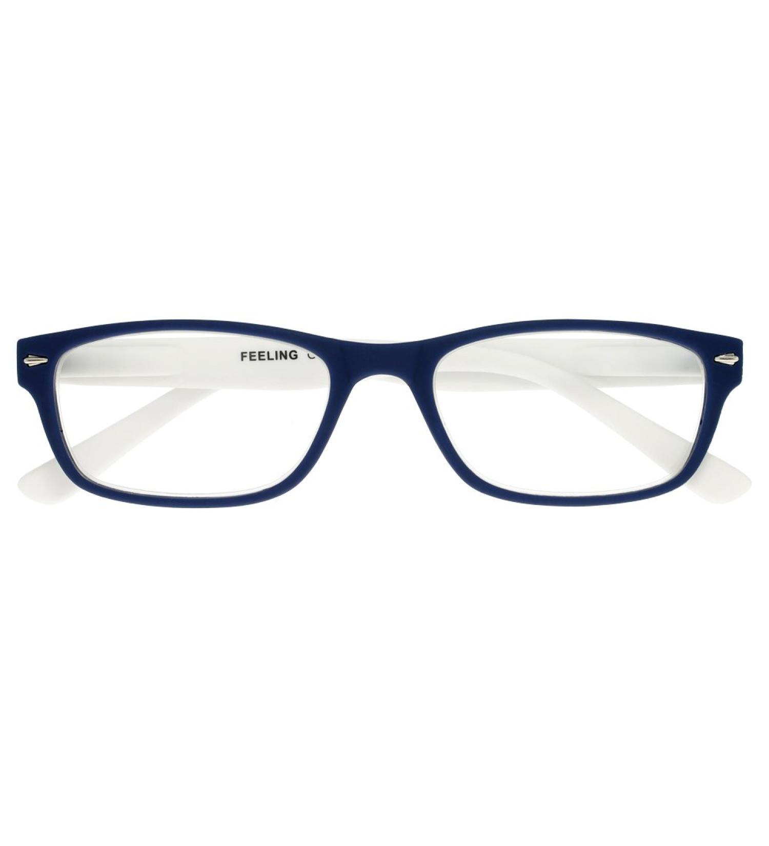 I NEED YOU Reading Glasses +1.00 Diopters - Stylish Blue-White Prescription Glasses for Clear Vision - Buy Online on GoSupps.com
