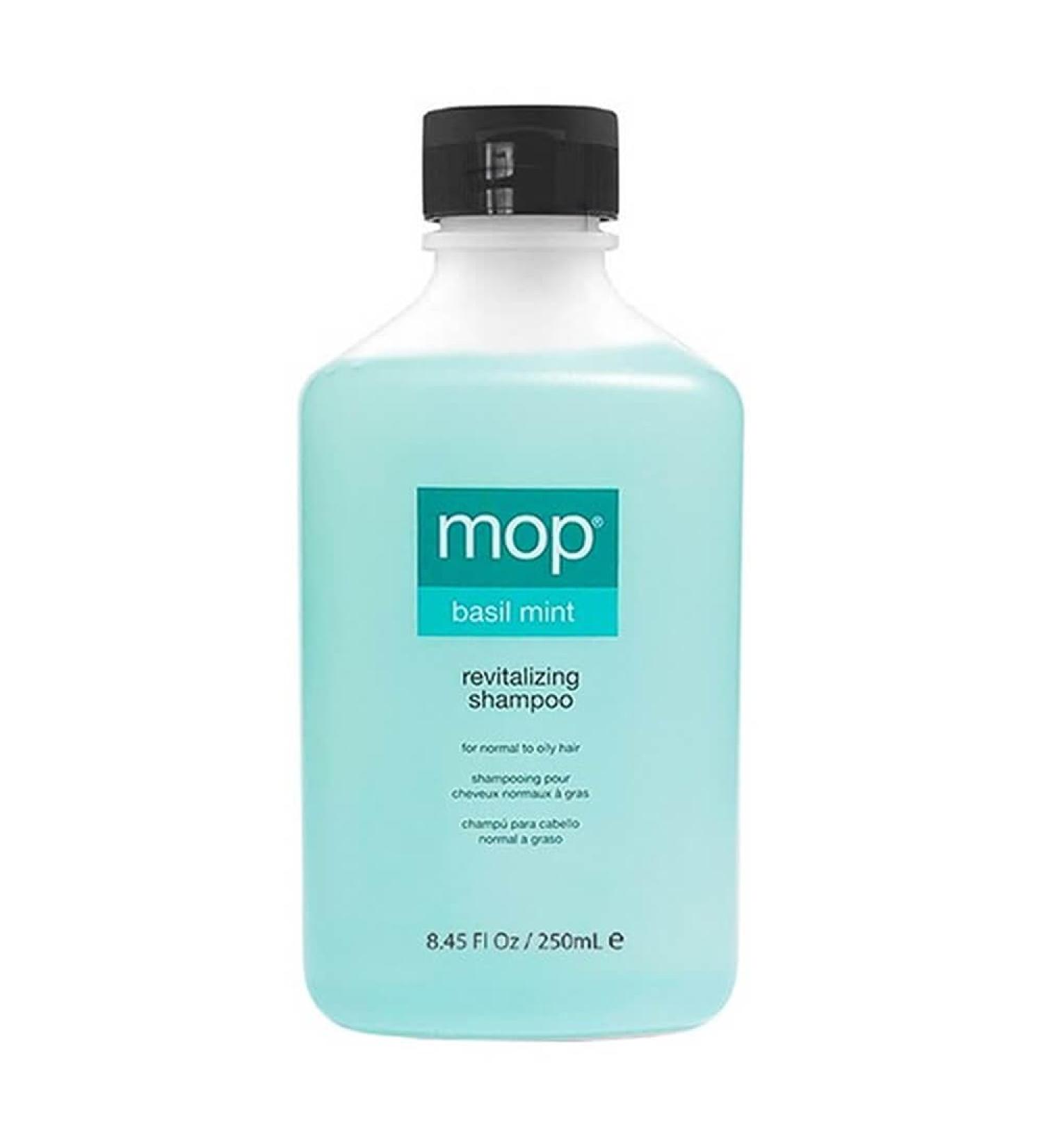 MOP Basil Mint Revitalizing Shampoo - 8.45 oz | Controls Oil Non-Drying Adds Shine | Ideal for Normal to Dry Hair - International Shipping Available - Buy Online on GoSupps.com