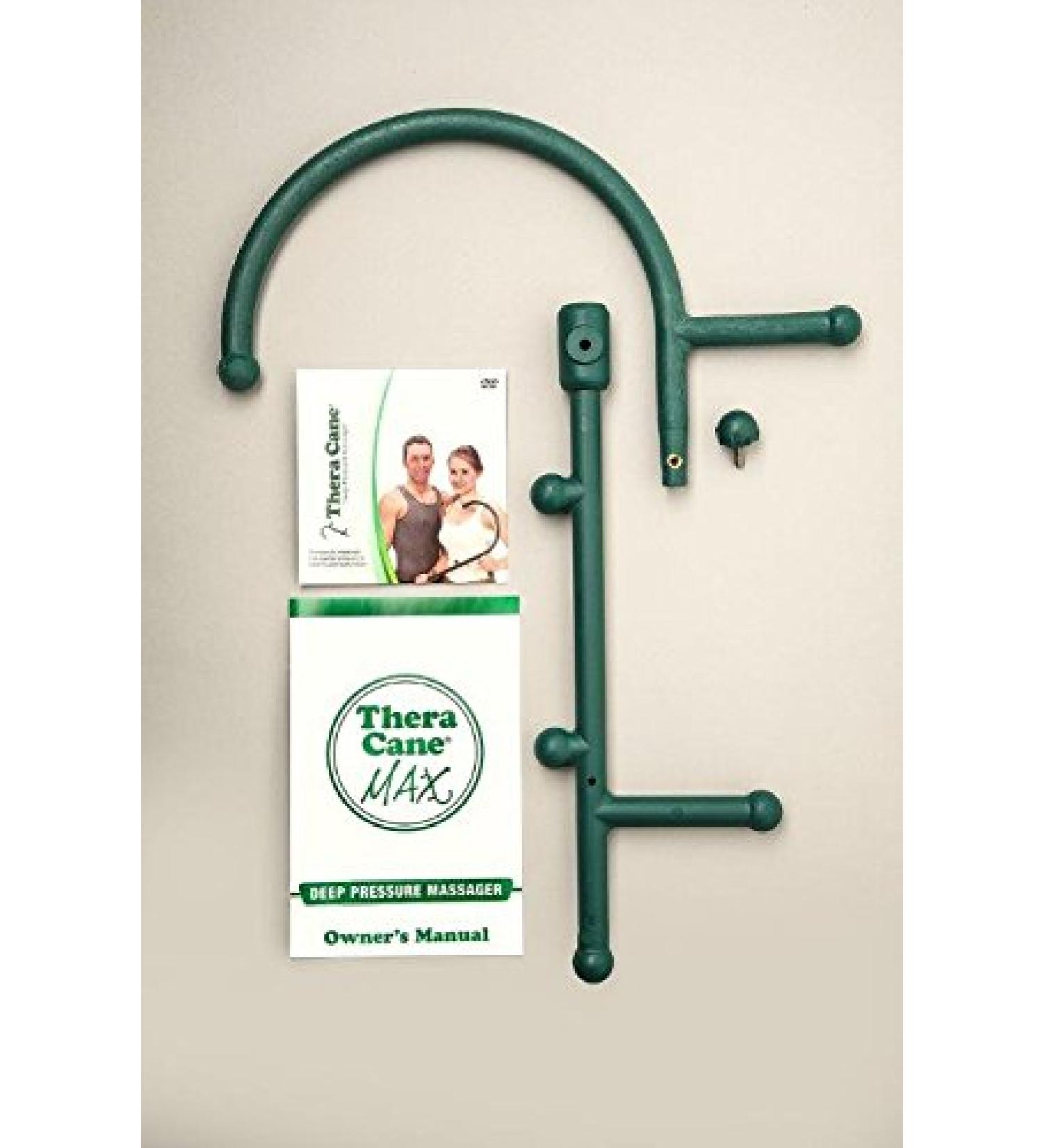 Thera Cane Max Trigger Point Massager (Green) - Relieve Muscle Tension and Pain - Buy Online on GoSupps.com