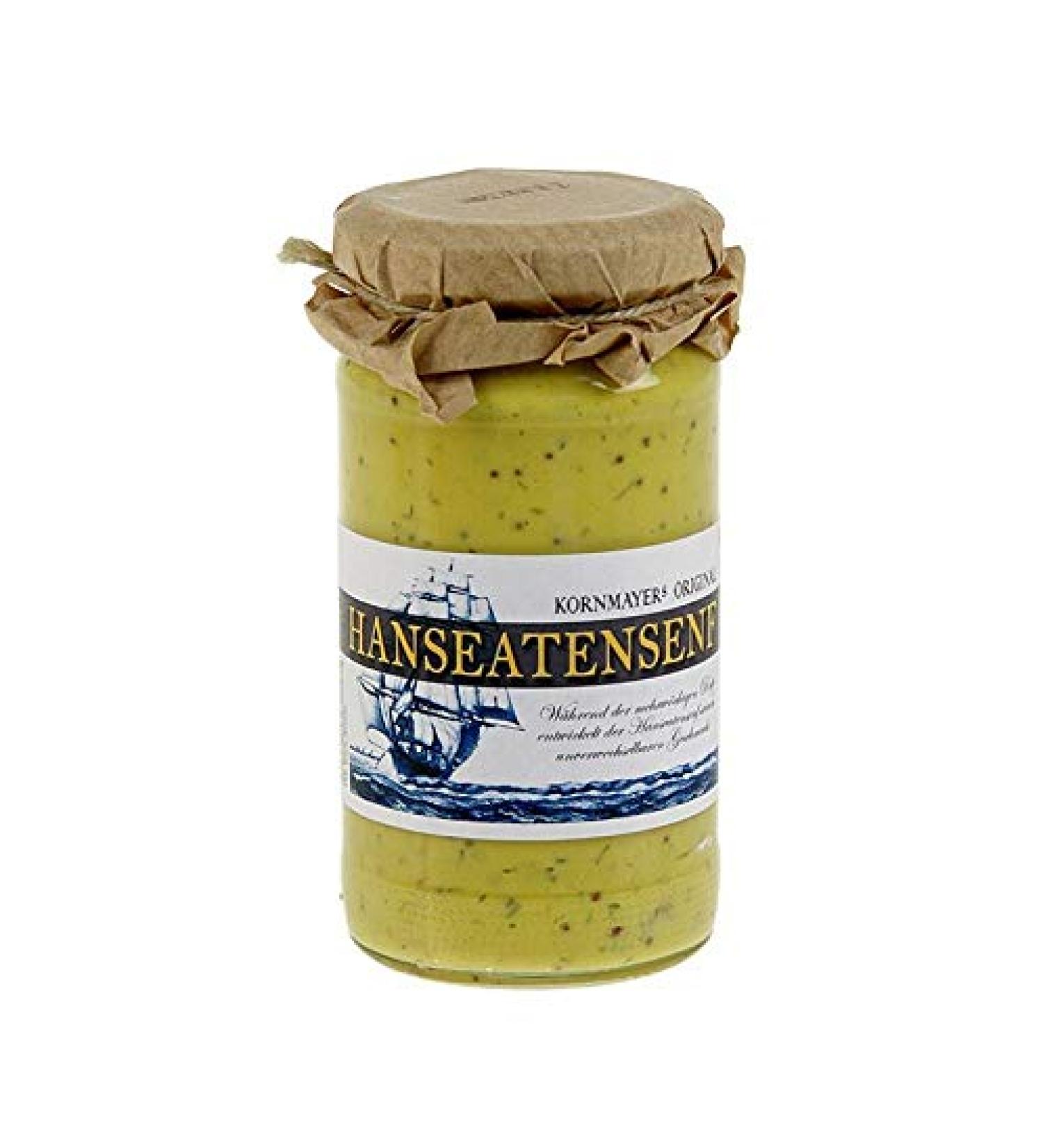 Kornmayer Hanseatensenf met anchovy fillets en rum 210 ml