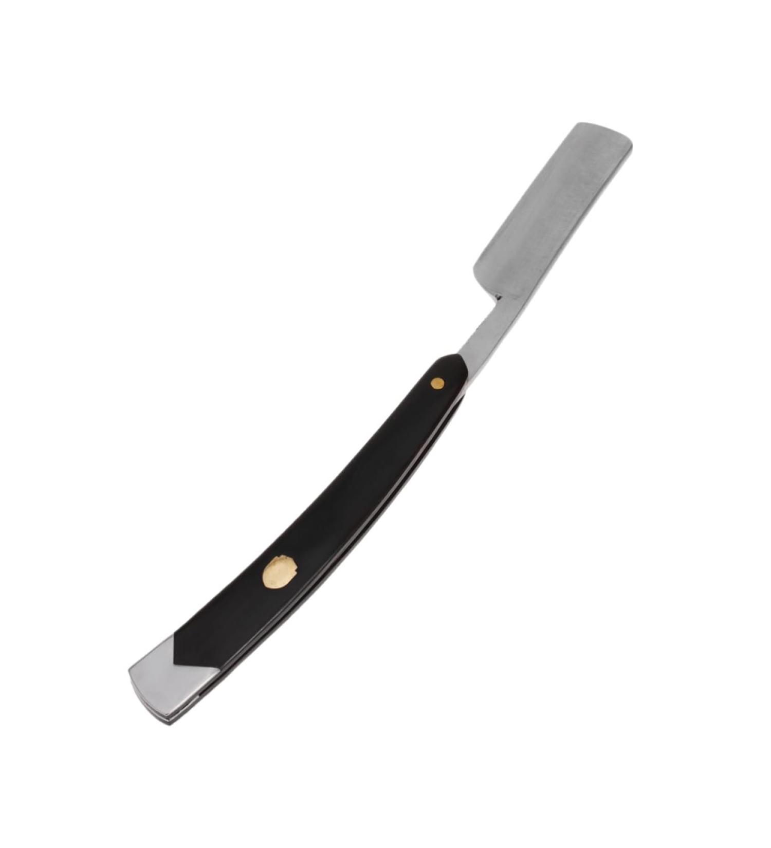 Vintage Straight Razor for Men | Manual Folding Razor with Ebony Handle | Sharp & Stylish Shaving Tool - Buy Online on GoSupps.com