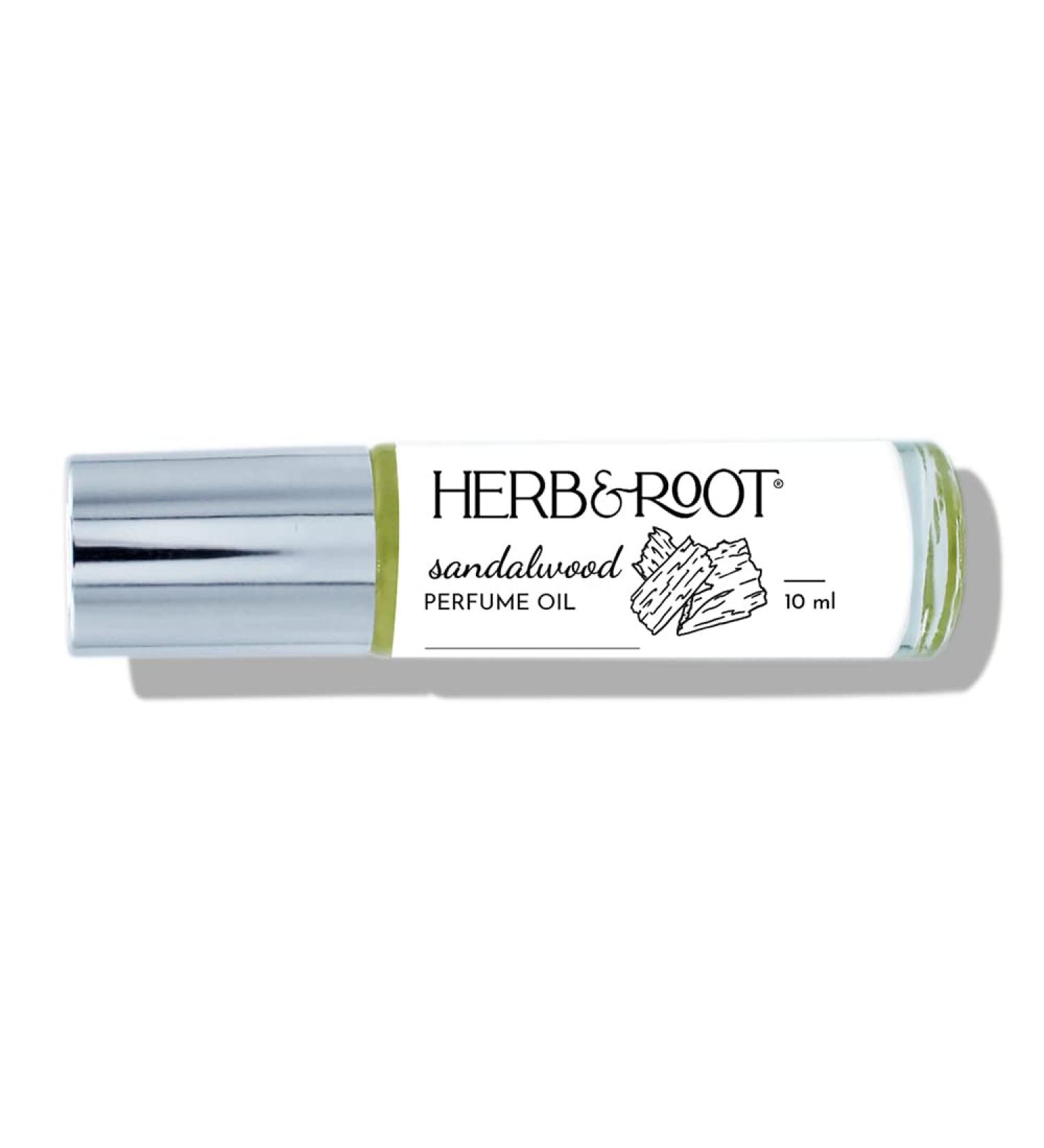 Herb & Root Sandalwood Perfume Oil Rollerball (Roll On) | Single Note Fragrance - Buy Online on GoSupps.com