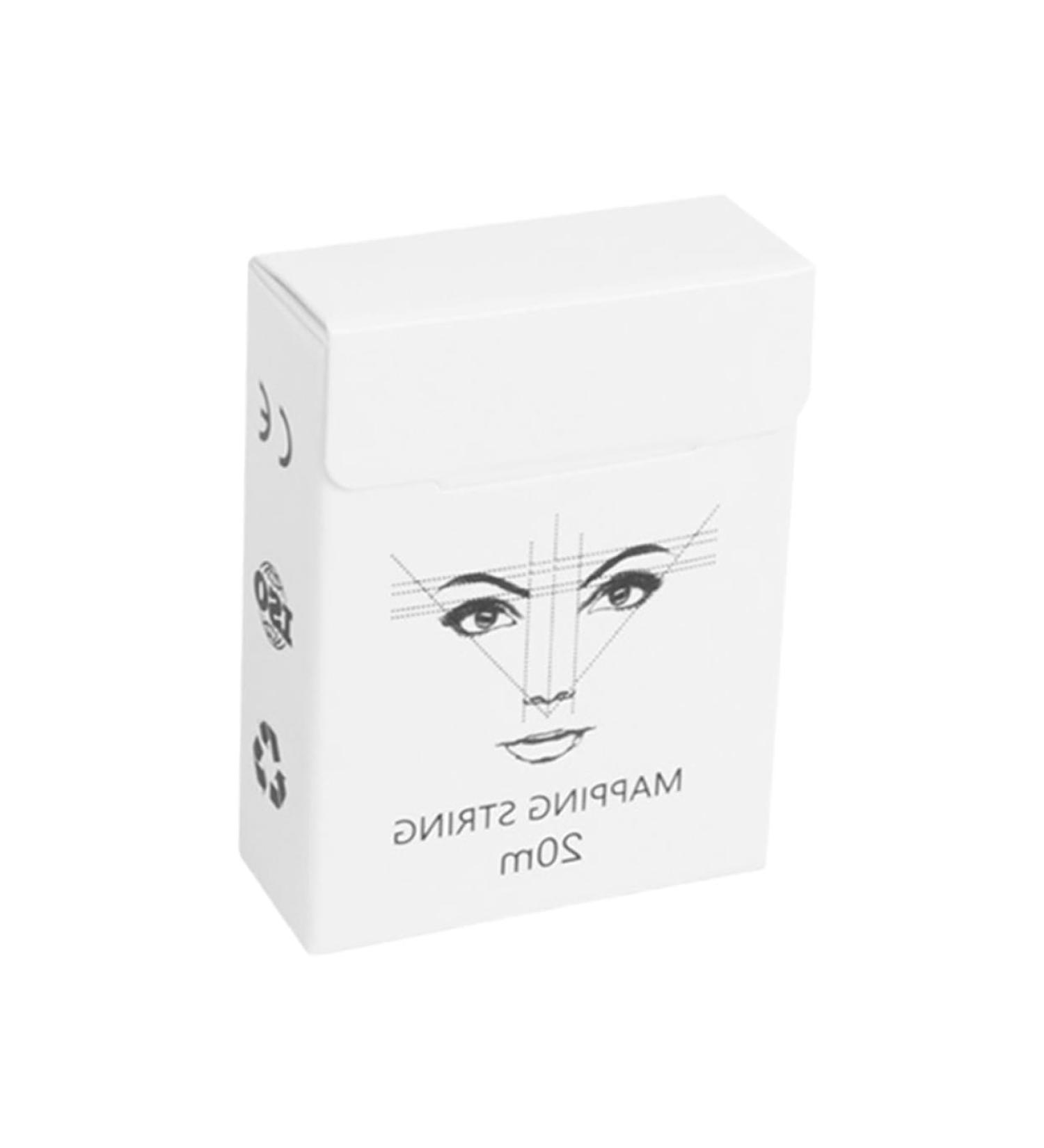 Housoutil 1box Salon Locating Drawing Ruler Mapping Ink Auxiliary Supplies Rulers Practical Makeup 6x4.5cm White - Buy Online on GoSupps.com