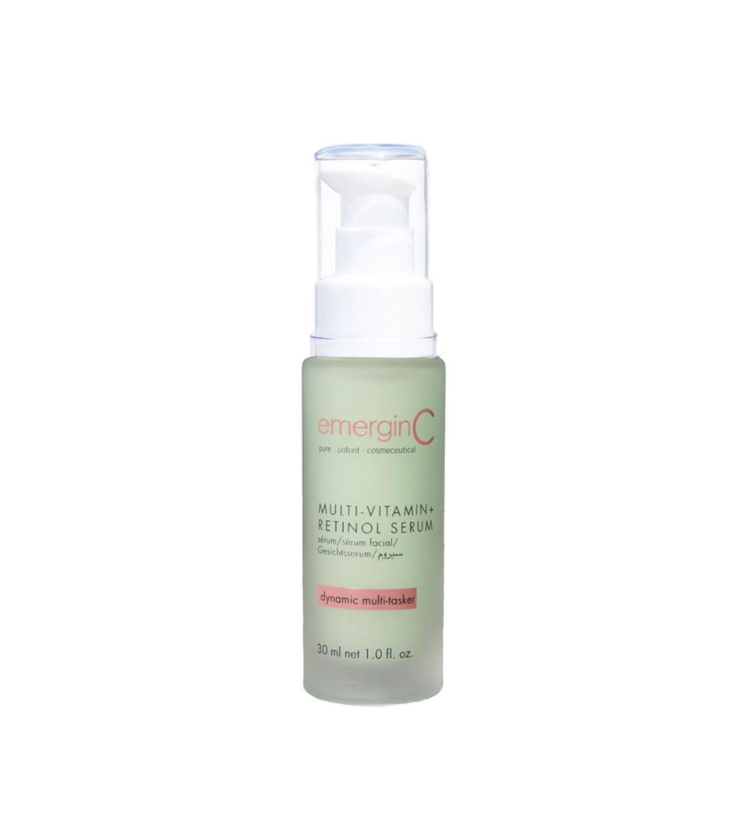 emerginC MultiVitamin + Retinol Serum - Micro-Encapsulated Spheres + Vitamin C to Help Combat Visible Signs of Aging Sensitive Skin + Minor Redness (1.0 oz 30 ml) - Buy Online on GoSupps.com