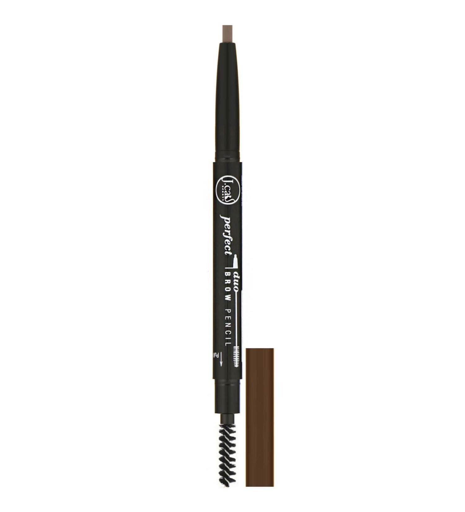 J.Cat Beauty Perfect Duo Brow Pencil - Light Brown BDP108 | 0.009 oz - Buy Online on GoSupps.com
