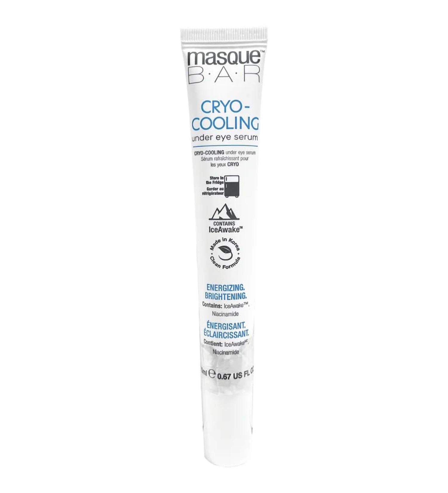 masque BAR Cryo-Cooling S rum nergisant/ claircissant sous les yeux la niacinamide 20 ml - Buy Online on GoSupps.com