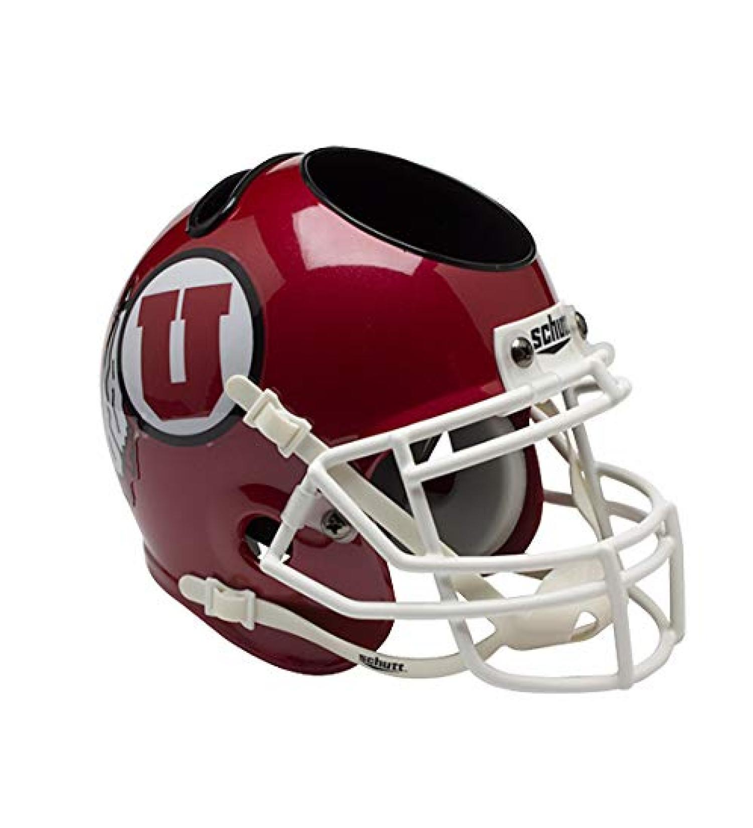 Schutt NCAA Utah Utes Football Helmet Desk Caddy