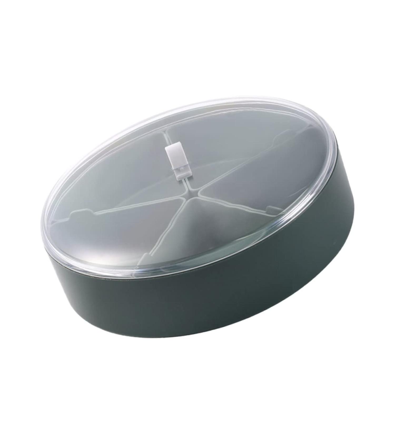 KICHOUSE 1pc Creative Multi-grids Snacks Green Home Storage for Container Jar Fruits Snack Candy Compartment - Buy Online on GoSupps.com