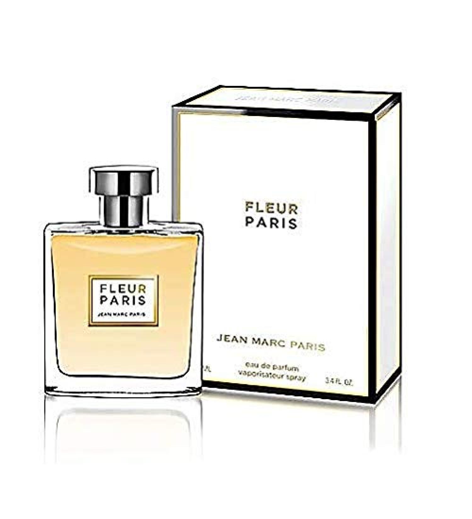 Jean Marc Paris Fleur Paris Eau de Parfum Spray 100ml / 3.4oz Floral Cinnamon Citrus 3.4 Fl Oz (Pack of 1)