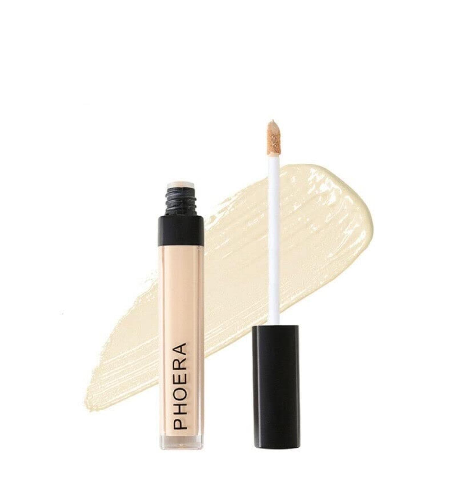 AQUAPURITY PHOERA Liquid Concealer Full Coverage Makeup Face Moisturizer Foundation Conceal Under Eye Dark Circles (102 NEUTRAL)