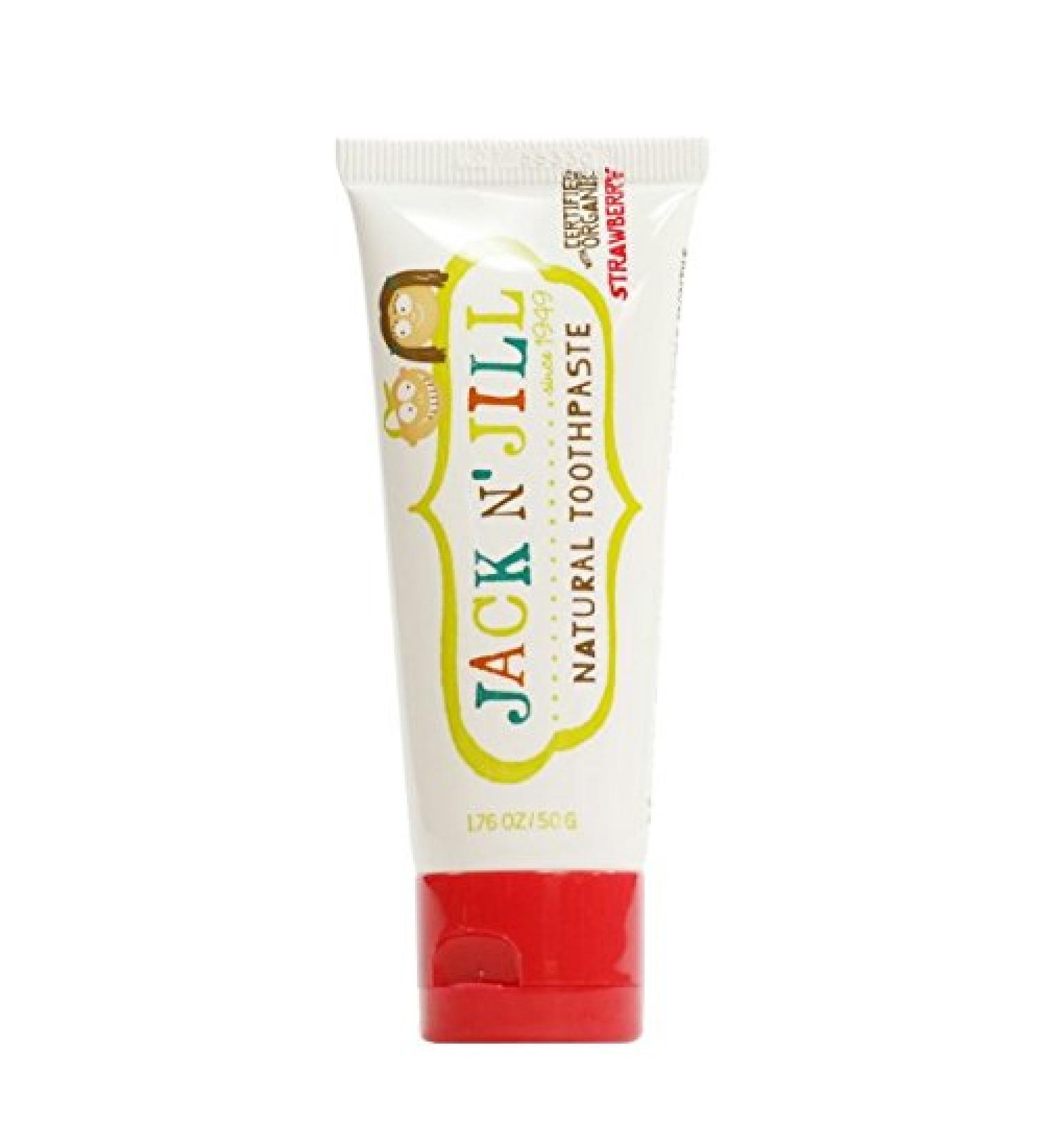 Jack N Jill Strawberry Toothpaste 50g x 1 by JACK AND JILL KIDS